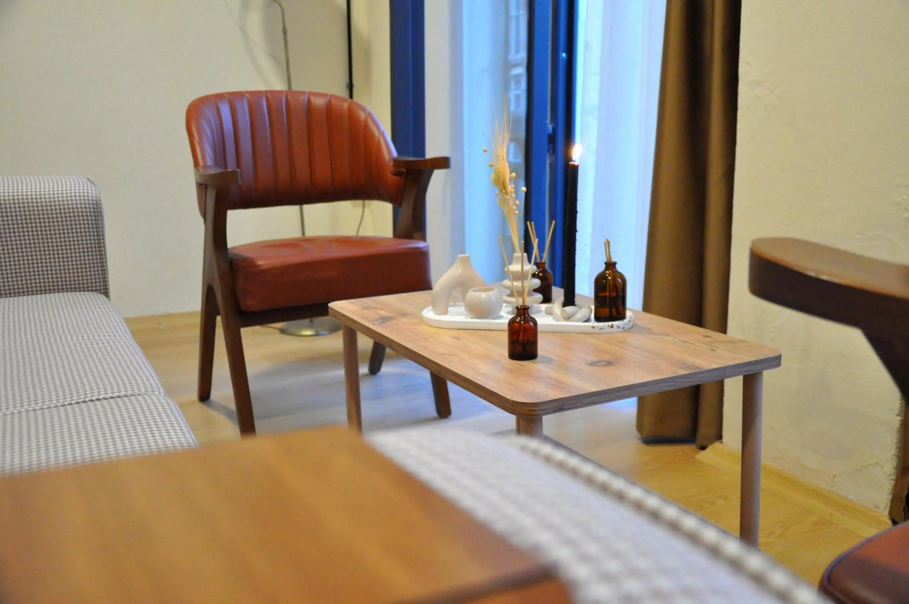 Seating area in Golden Door Hotel