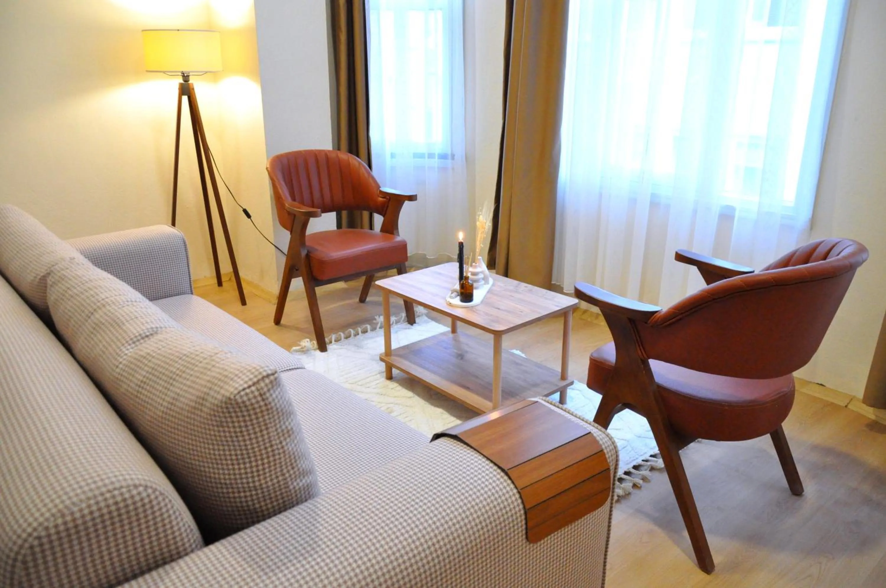 Seating area in Golden Door Hotel