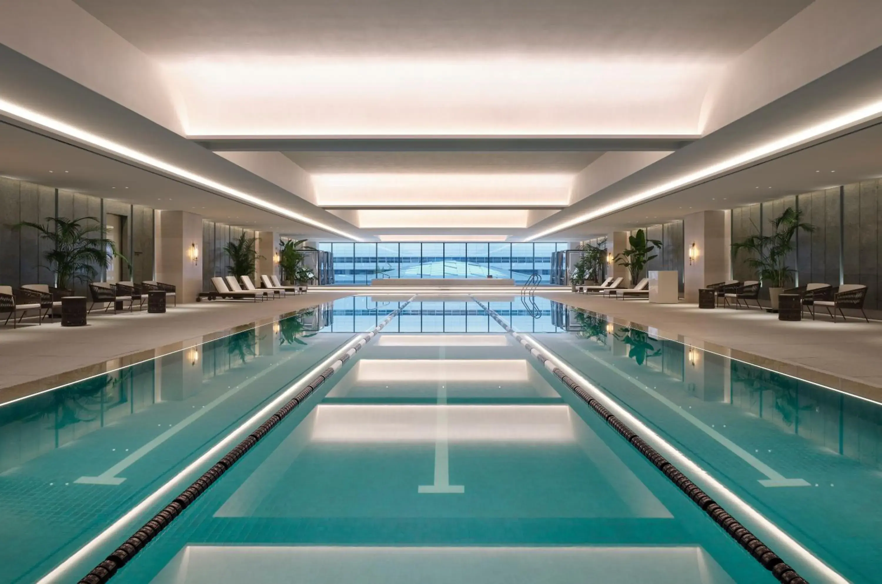 Swimming pool in Grand InterContinental Seoul Parnas by IHG Swimming pool in Grand InterContinental Seoul Parnas by IHG