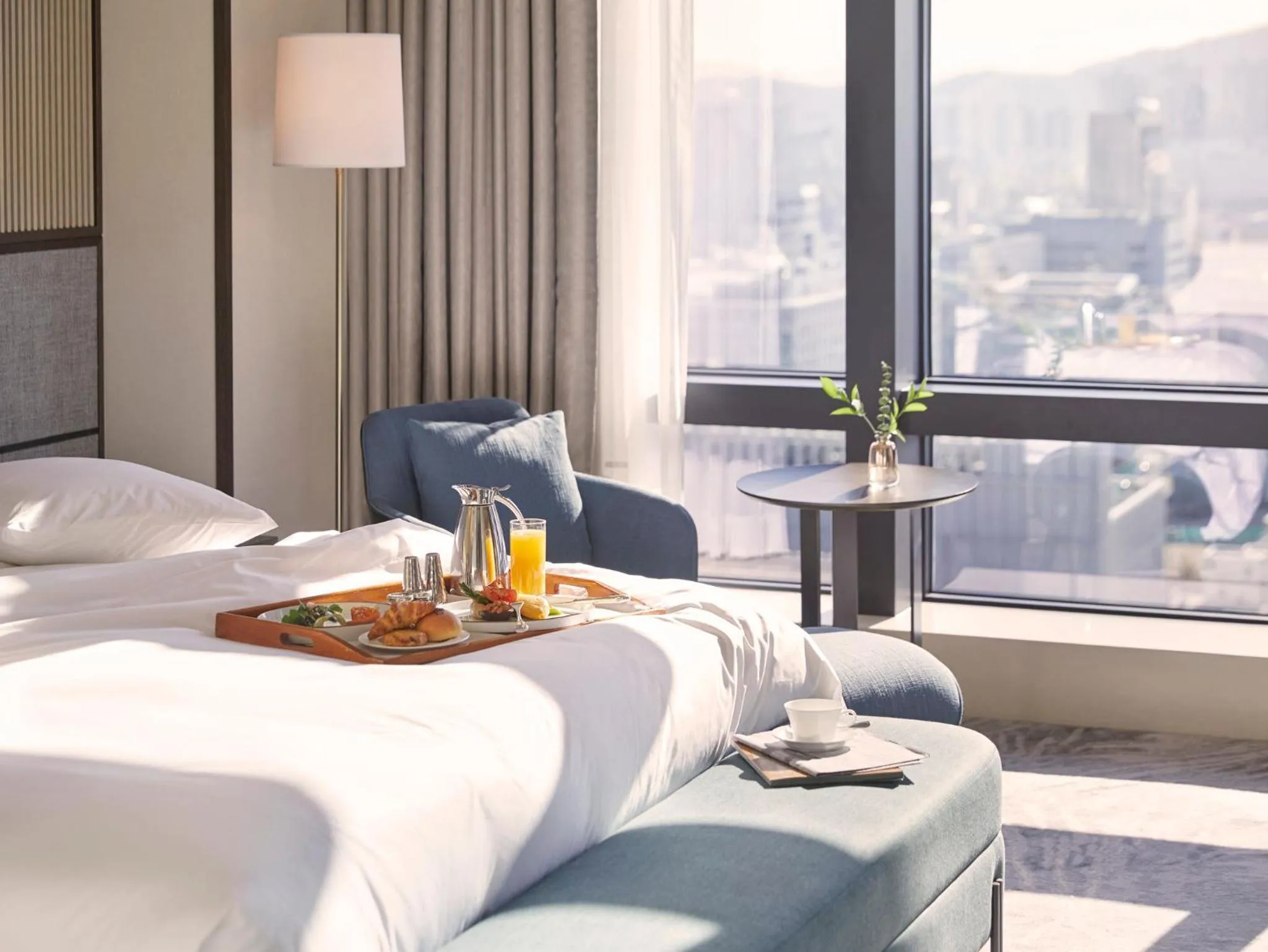 Bedroom, Bed in Grand InterContinental Seoul Parnas by IHG