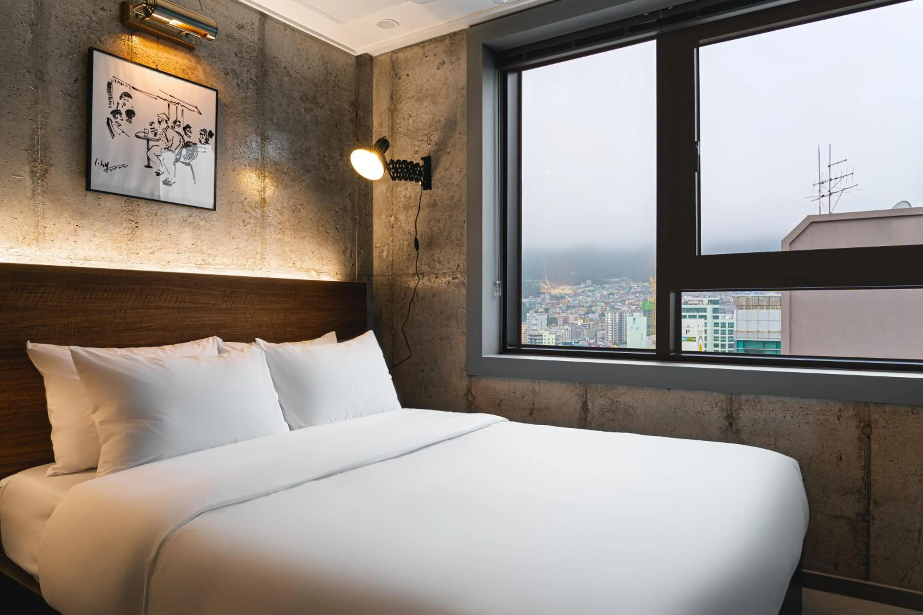 Bed in Urbanstay Boutique Nampo BIFF