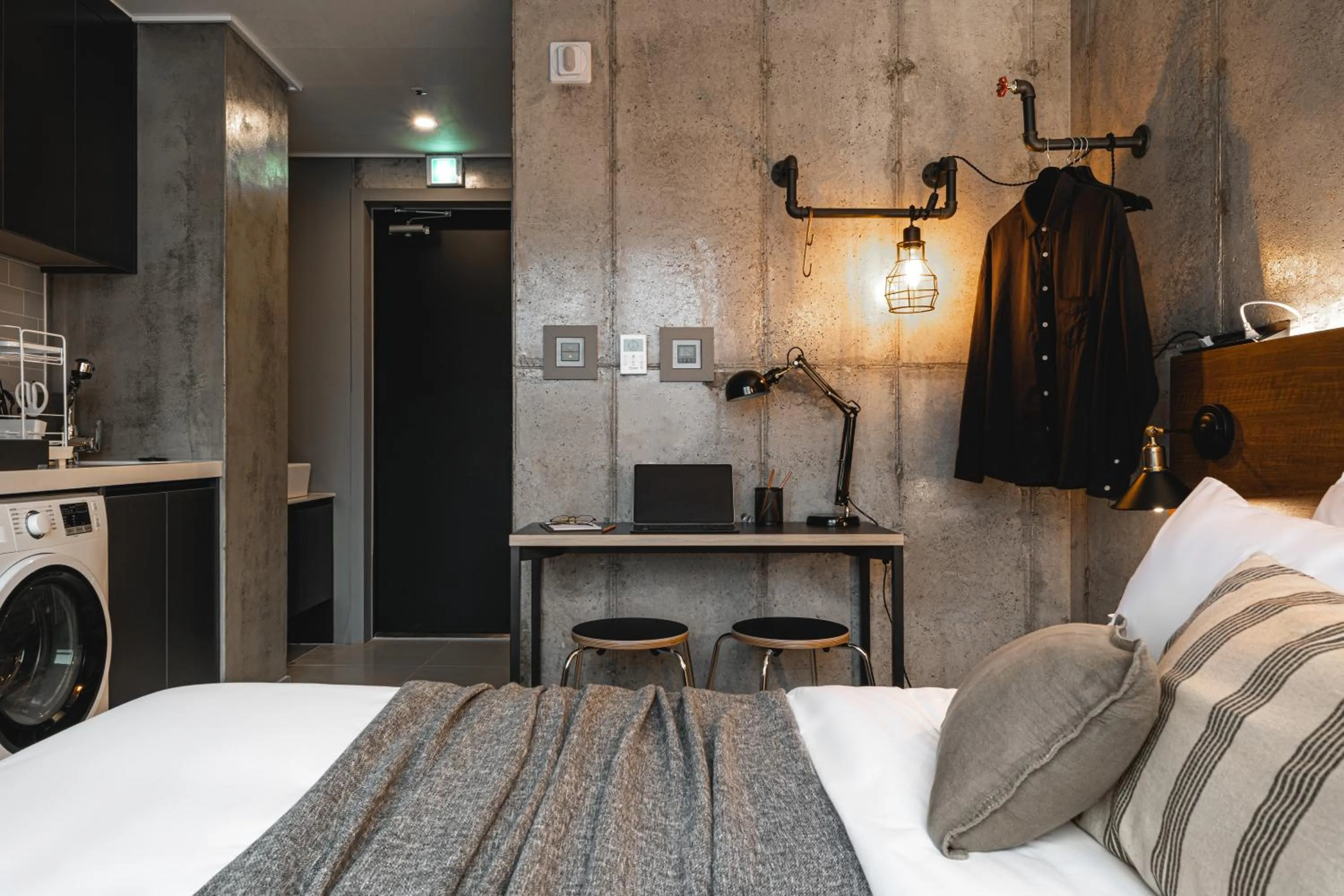 Bed in Urbanstay Boutique Nampo BIFF