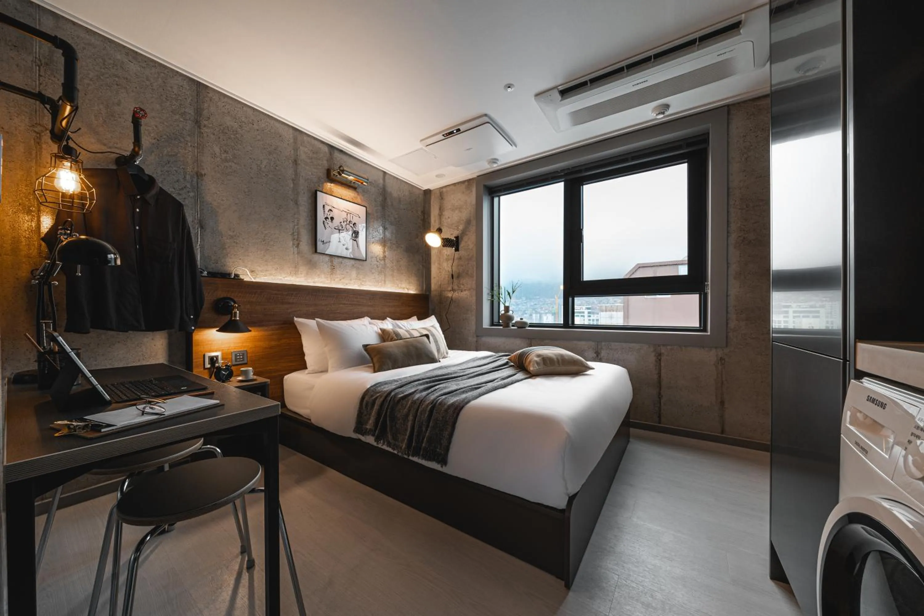 Bed in Urbanstay Boutique Nampo BIFF