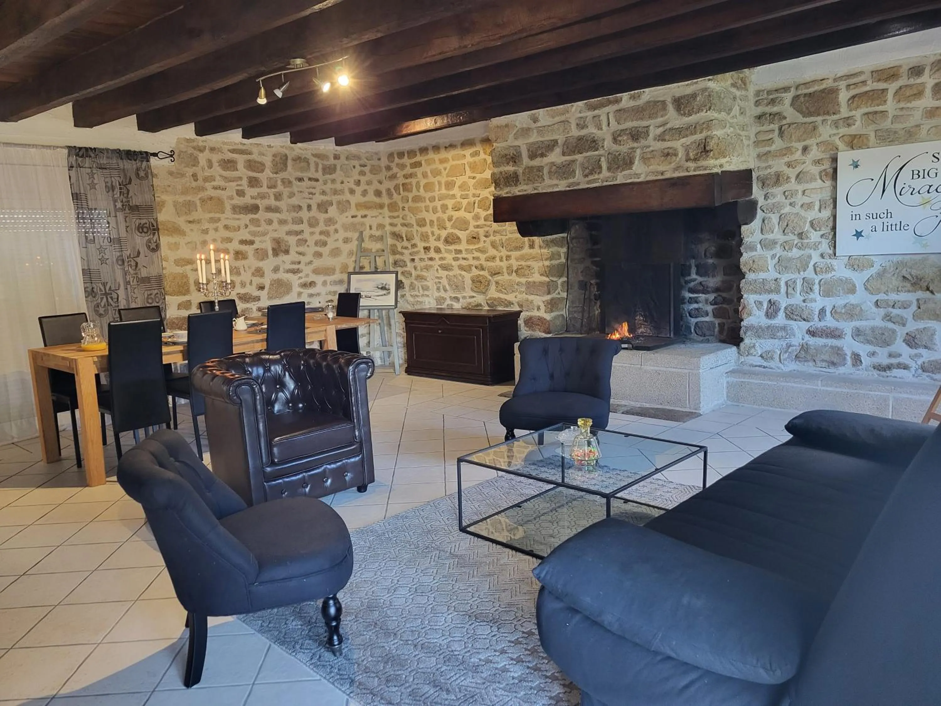 Living room in La Fée des Greves