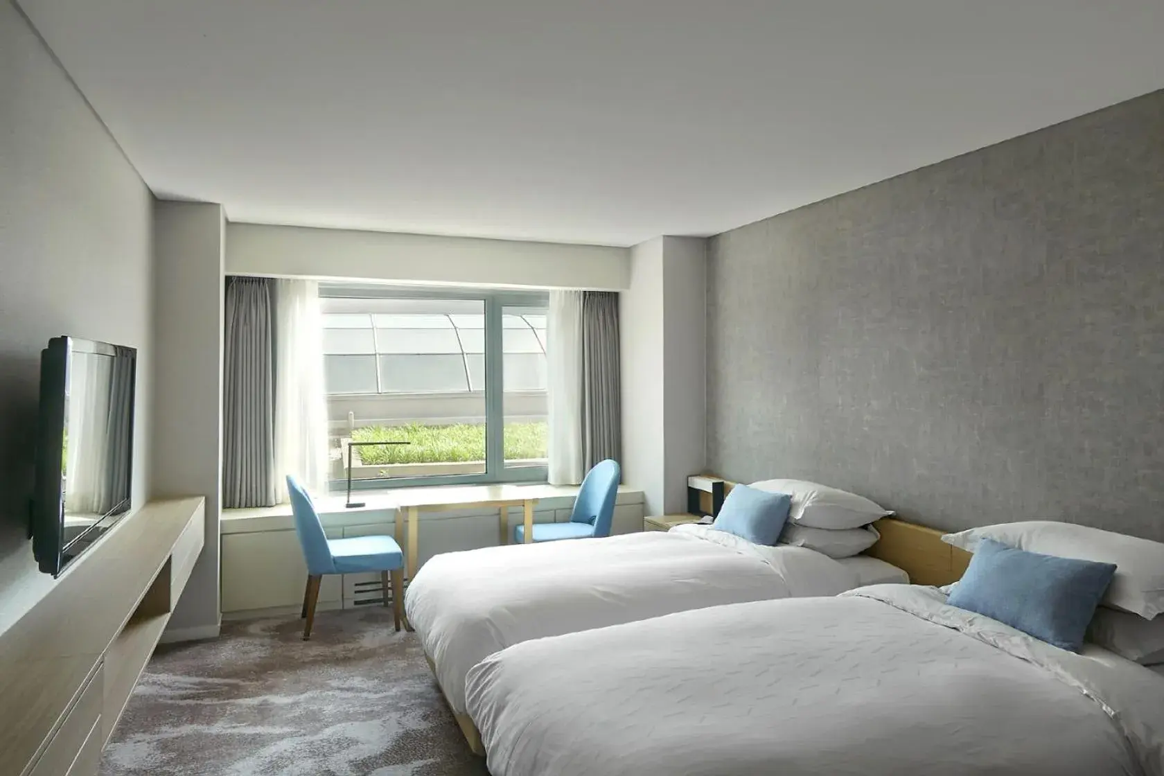 Bed in Grand Walkerhill Seoul Bed in Grand Walkerhill Seoul