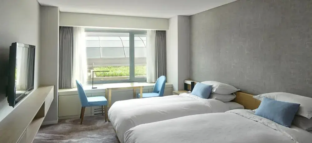 Bed in Grand Walkerhill Seoul Bed in Grand Walkerhill Seoul