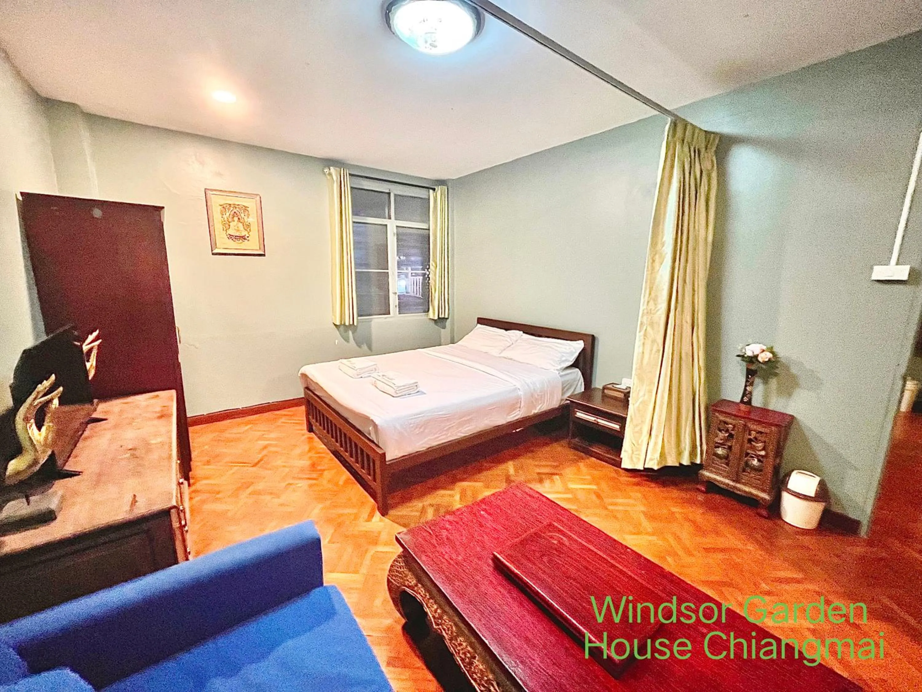 Bed in Windsor Garden House Chiangmai