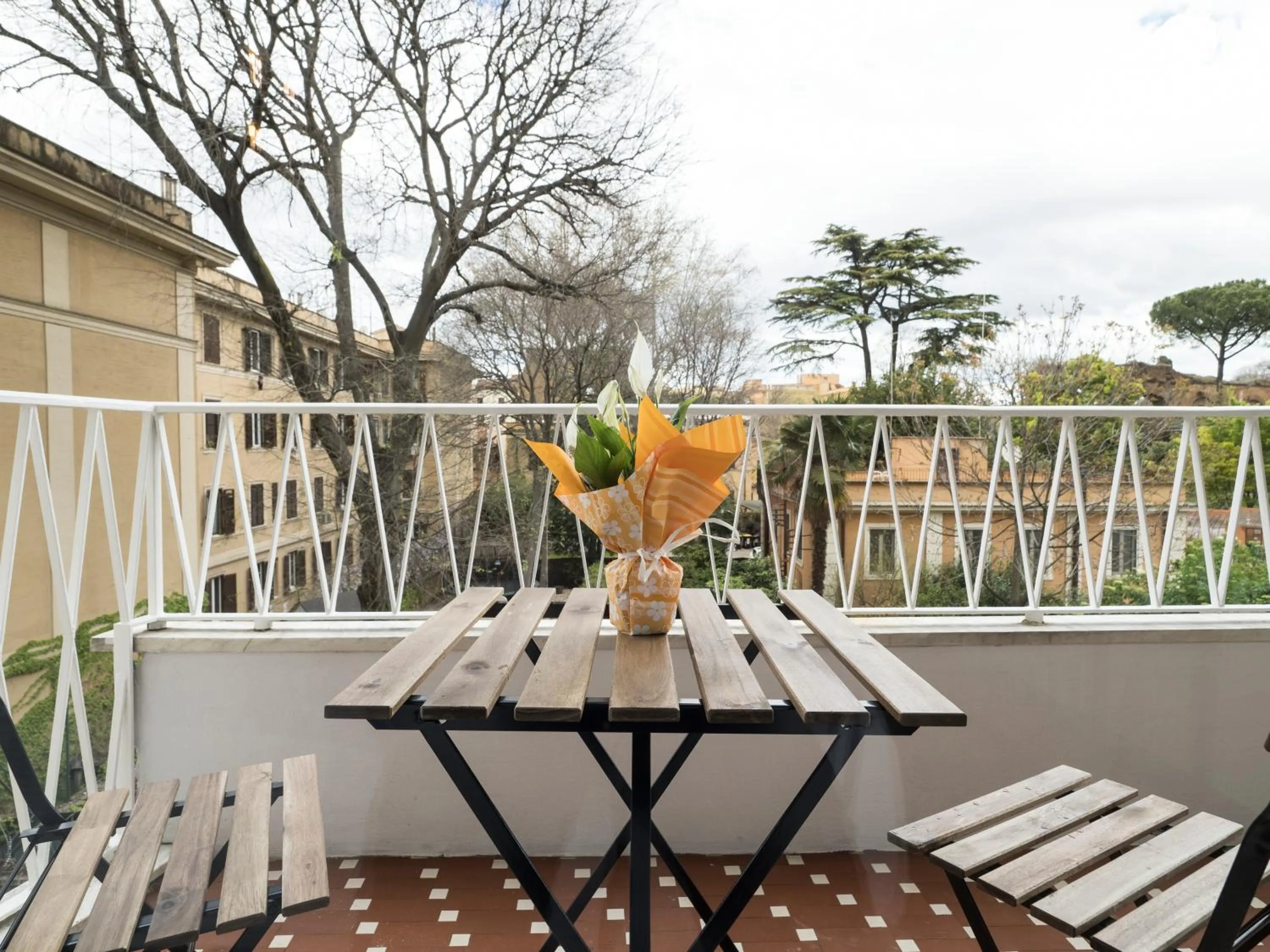 View (from property/room) in Savoia Rooms Roma