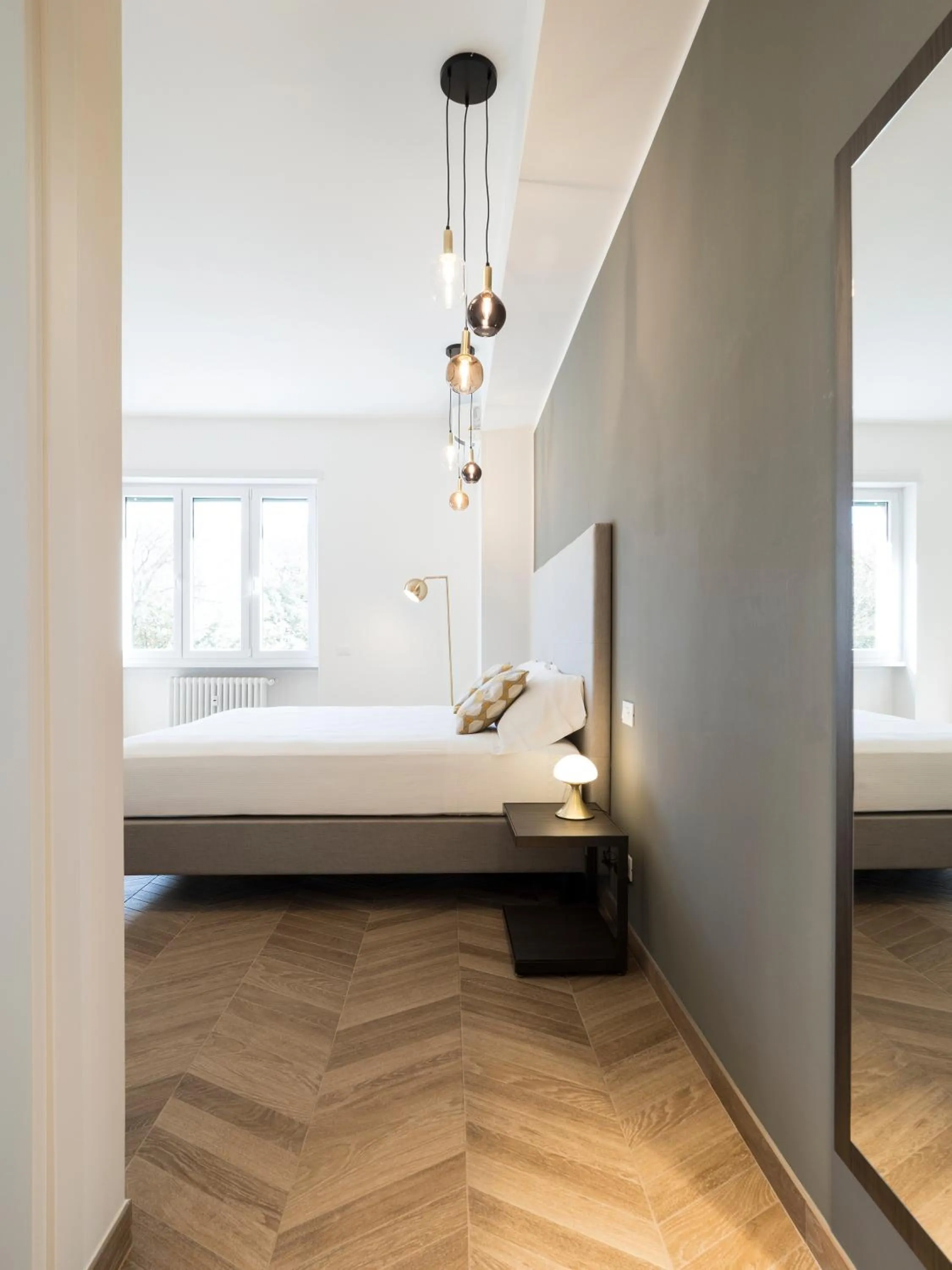 Bed in Savoia Rooms Roma