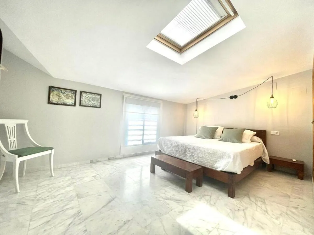 Bedroom, Bed in Calu Homes Duplex cerca playa de Huelin