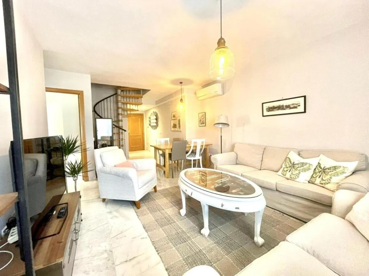 Living room in Calu Homes Duplex cerca playa de Huelin