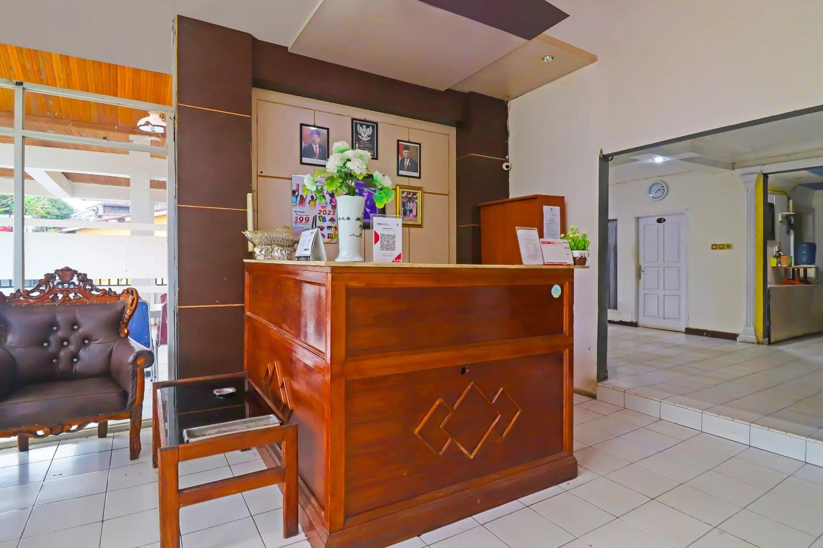 Lobby or reception in Hotel O Wisma Permata Syariah