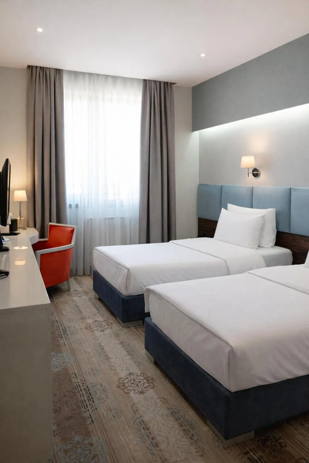 Bed in CRYSTAL Hotel Belgrade