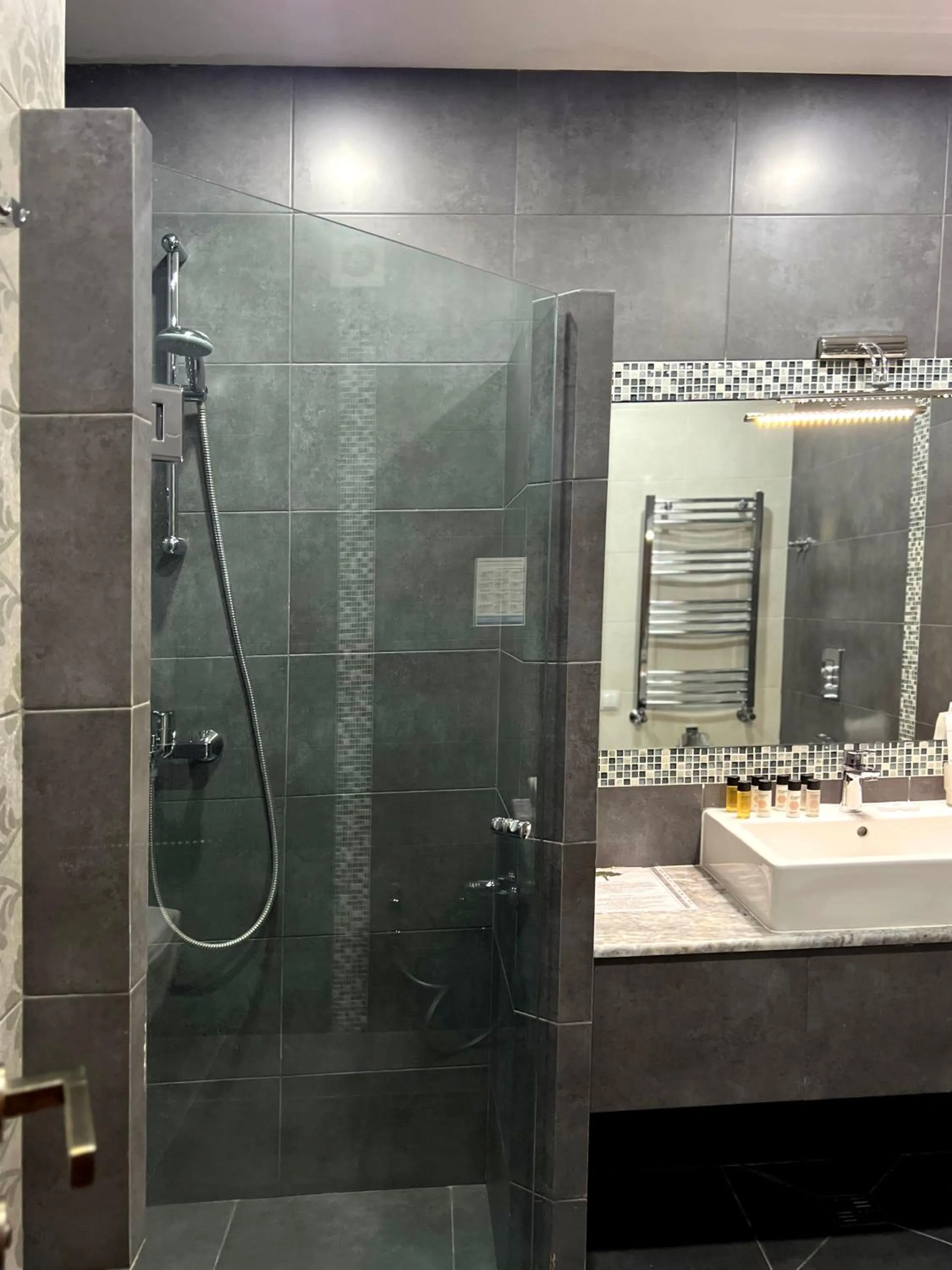 Shower, Bathroom in Marmenio Hotel