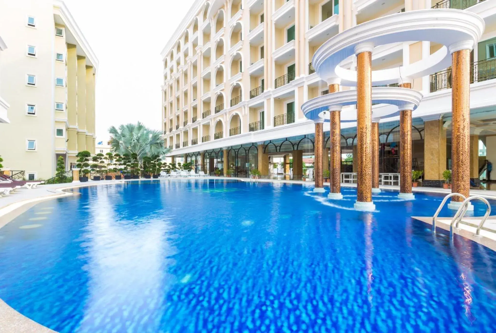 Pool view in Crystal Ville Pool view in Crystal Ville