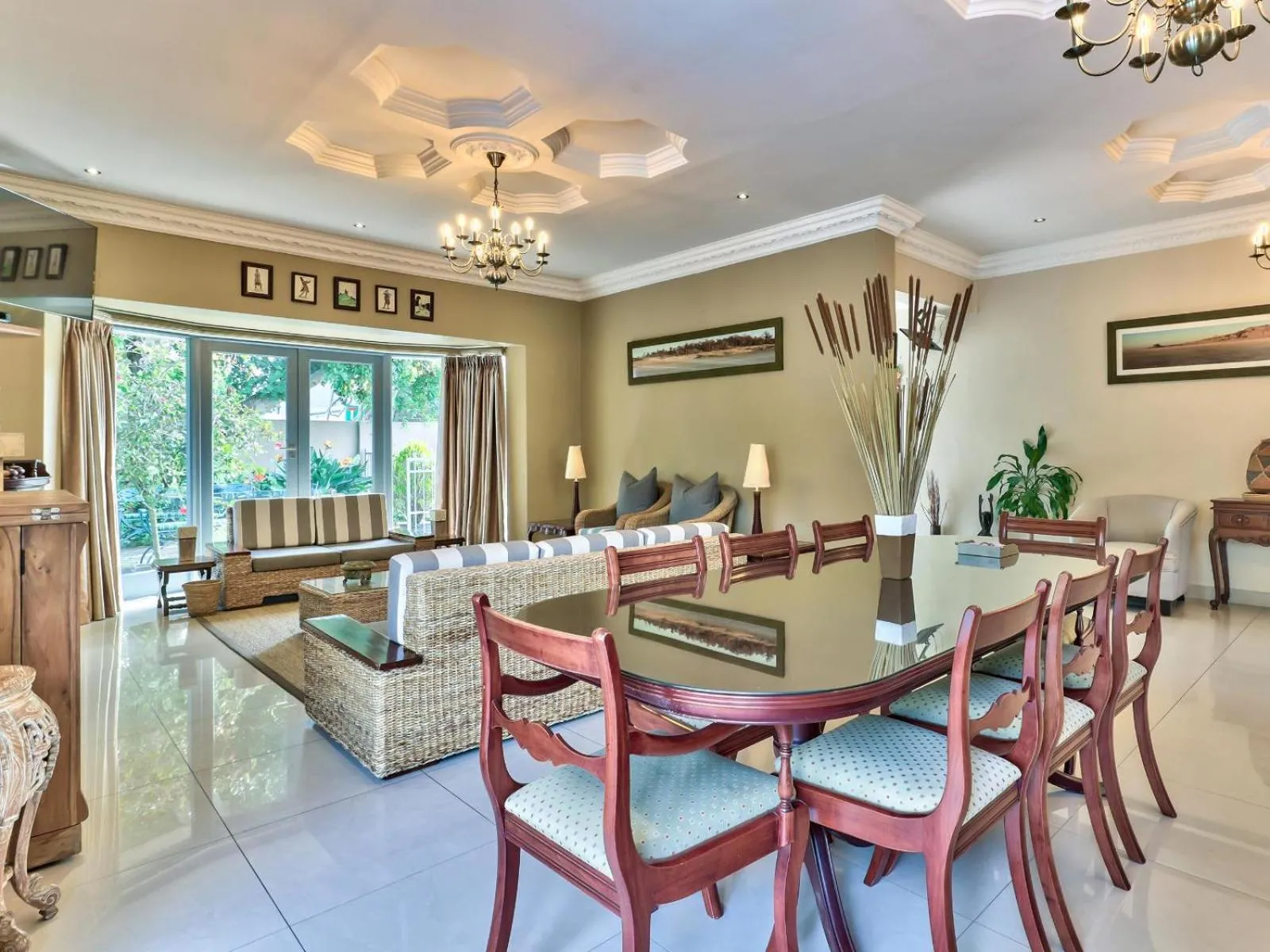 Living room in Villa Jesdene