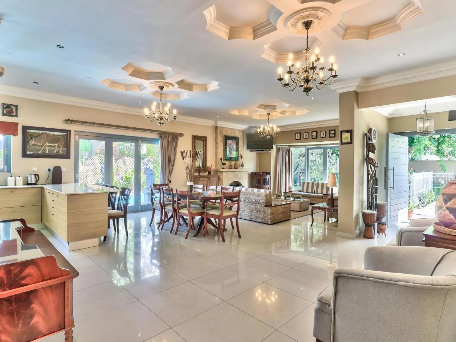 Living room in Villa Jesdene