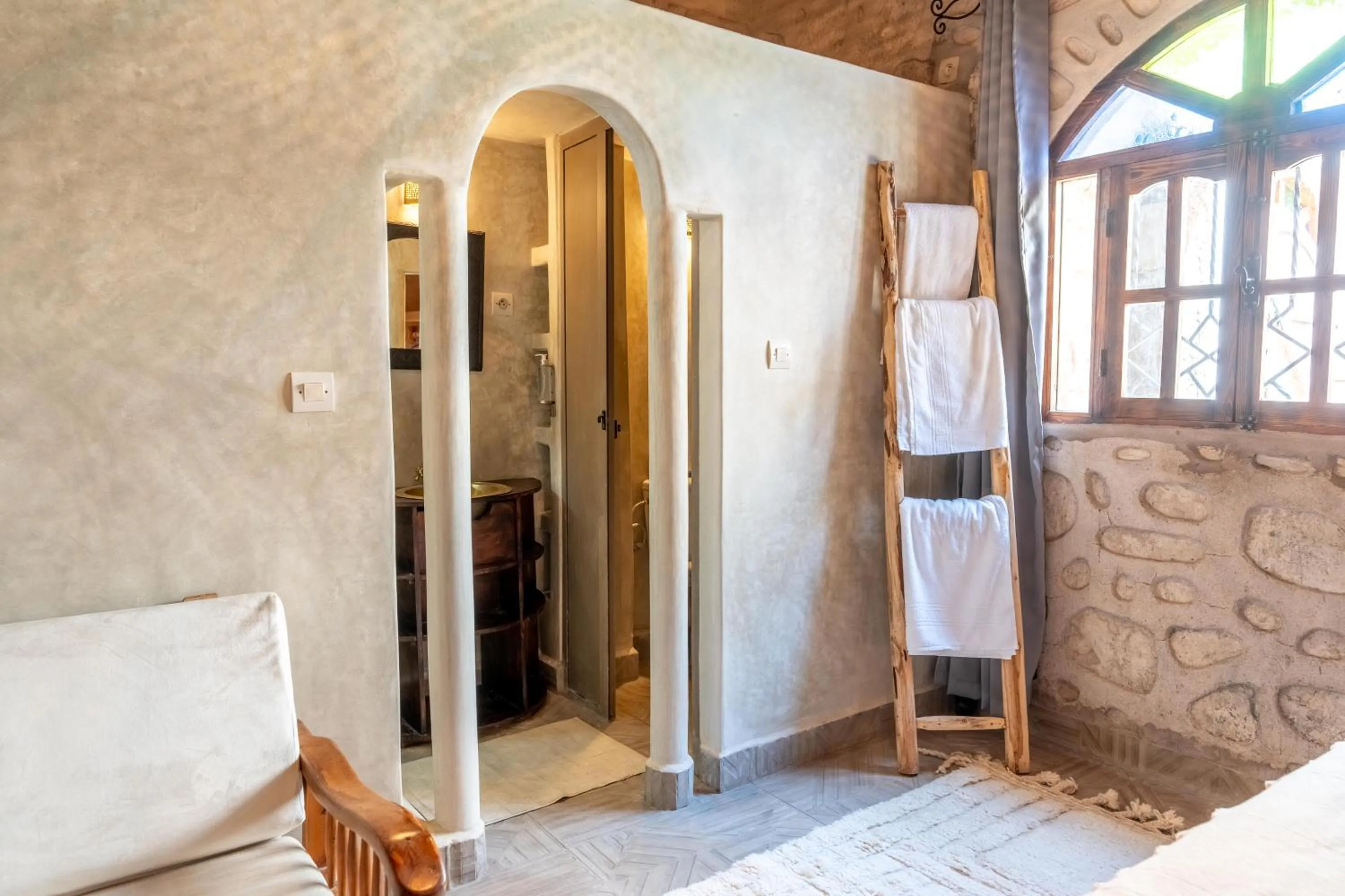 Bed in DAR ETTO Riad & Spa