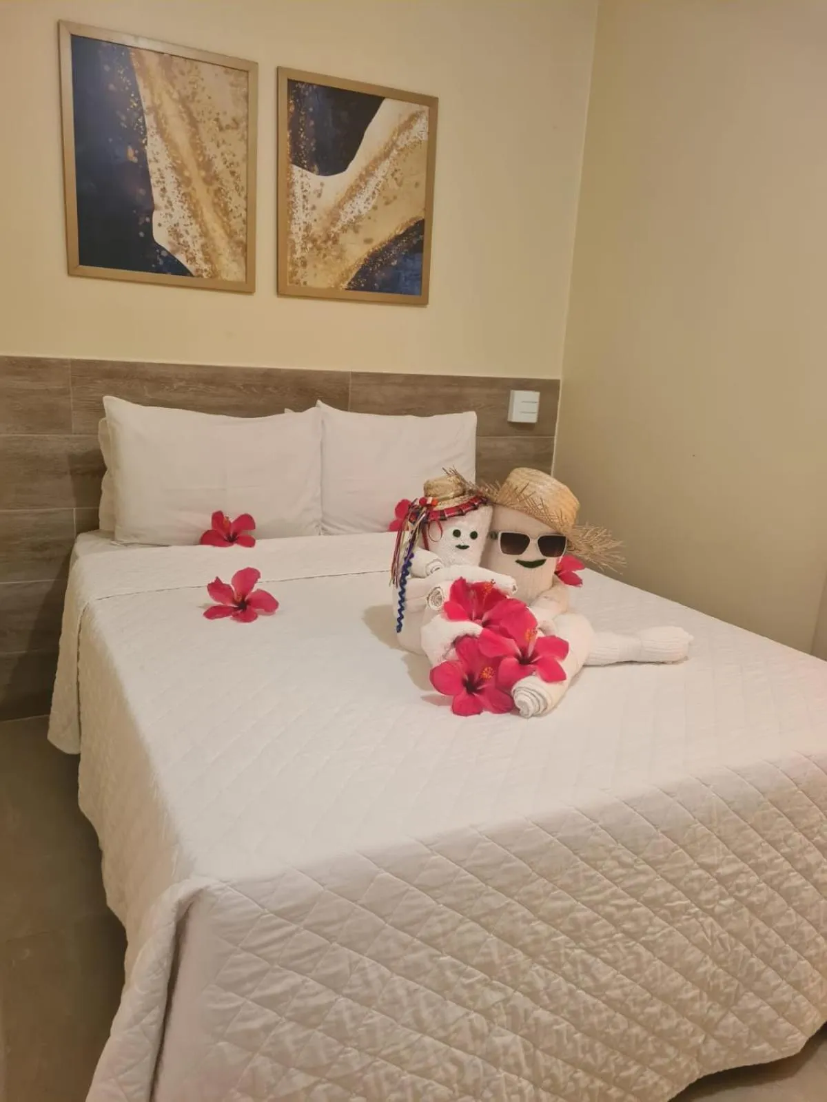 Bed in Pousada Donna Maraka