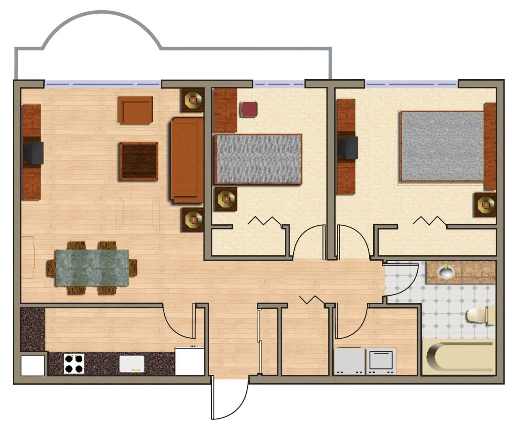 Floor plan in Swiss Grand Hotel Seoul & Grand Suite
