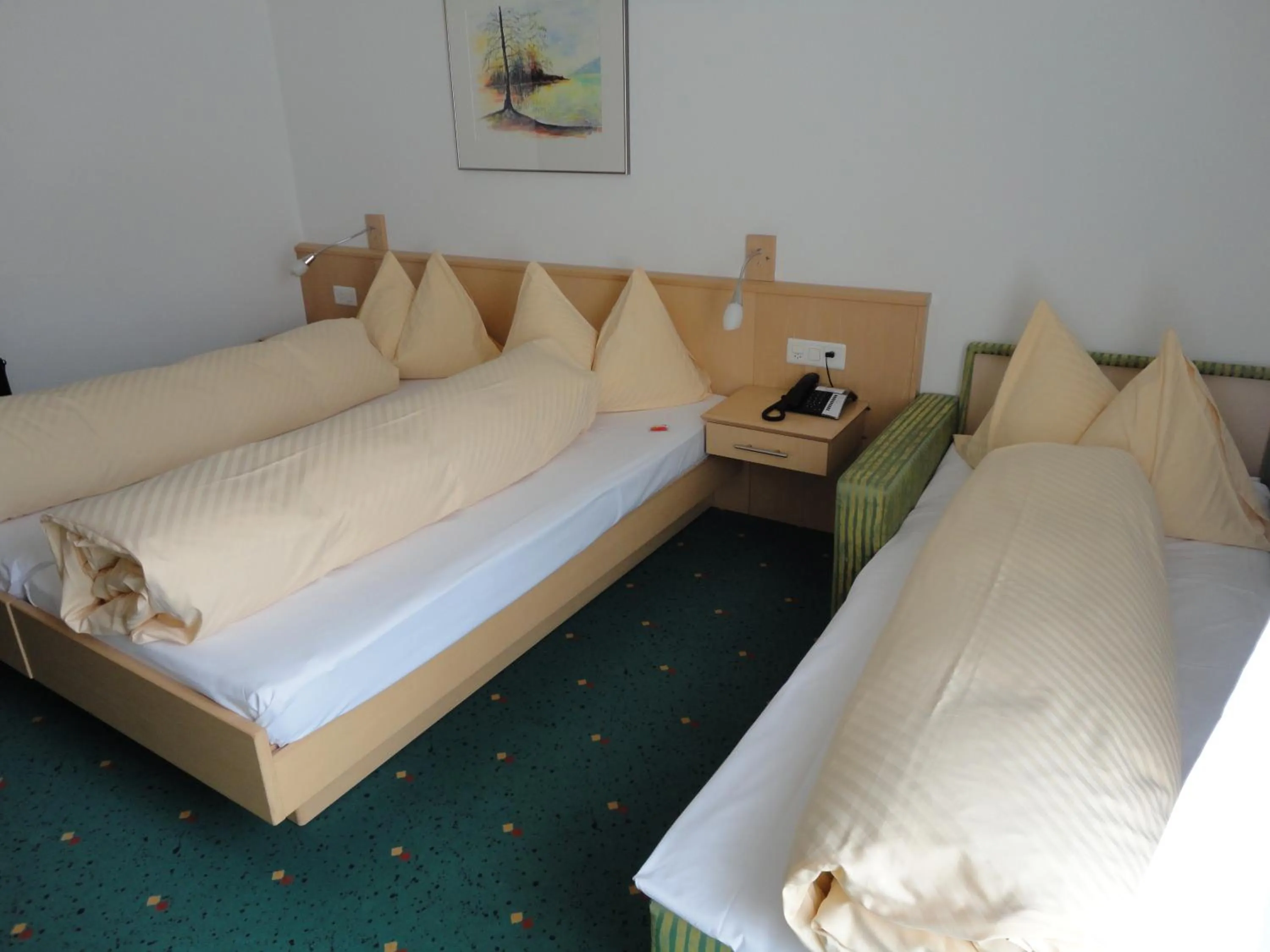 Bed in Hotel Hofbalzers