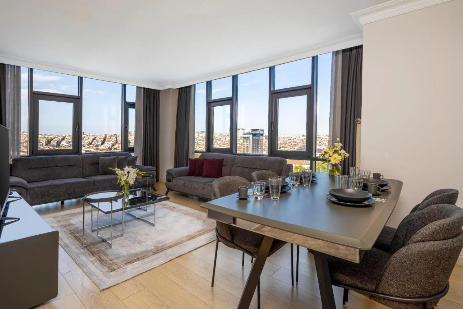 Seating area in Mayar Residence Hotel