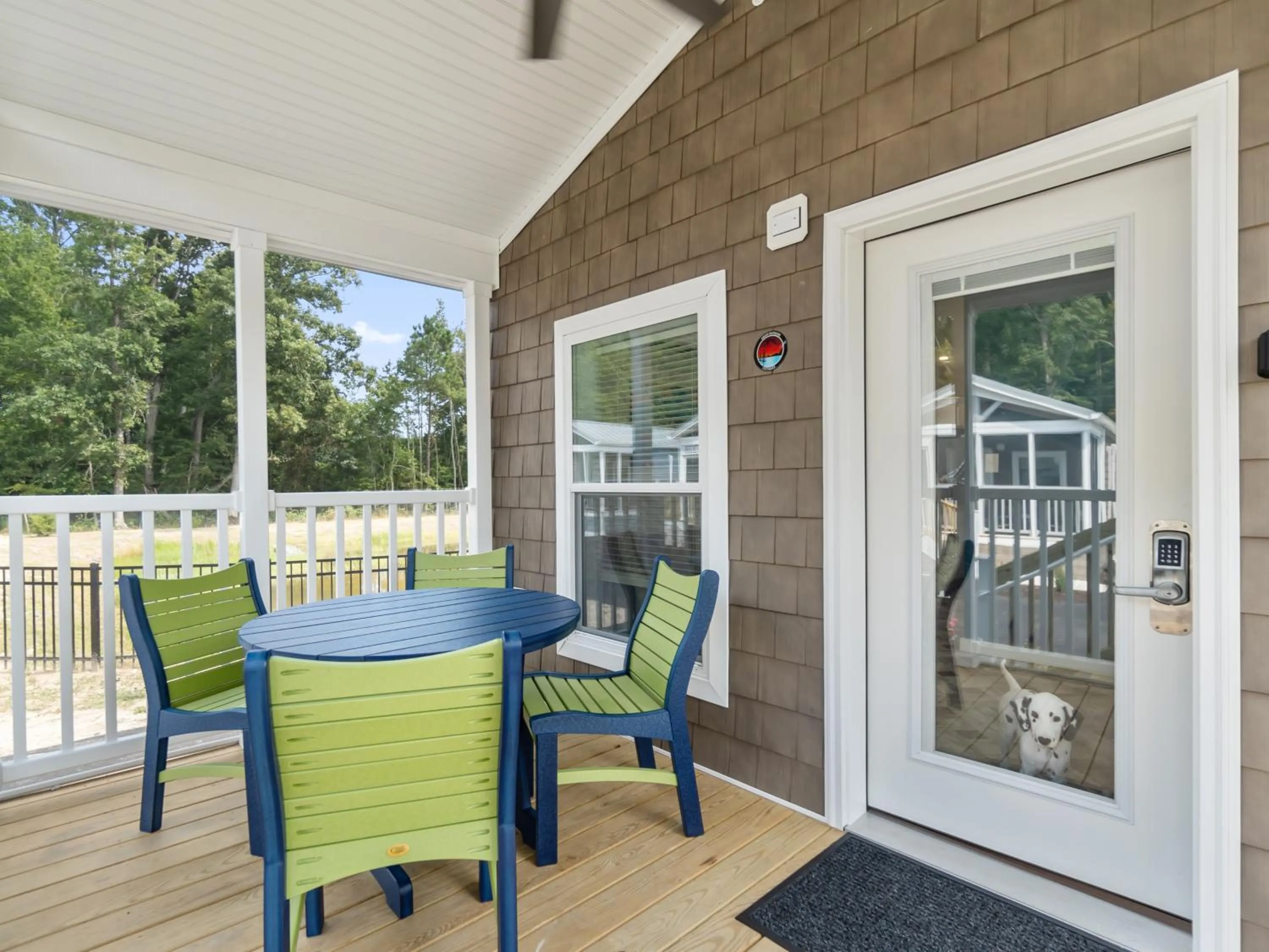 Patio in Shore Point Cottages