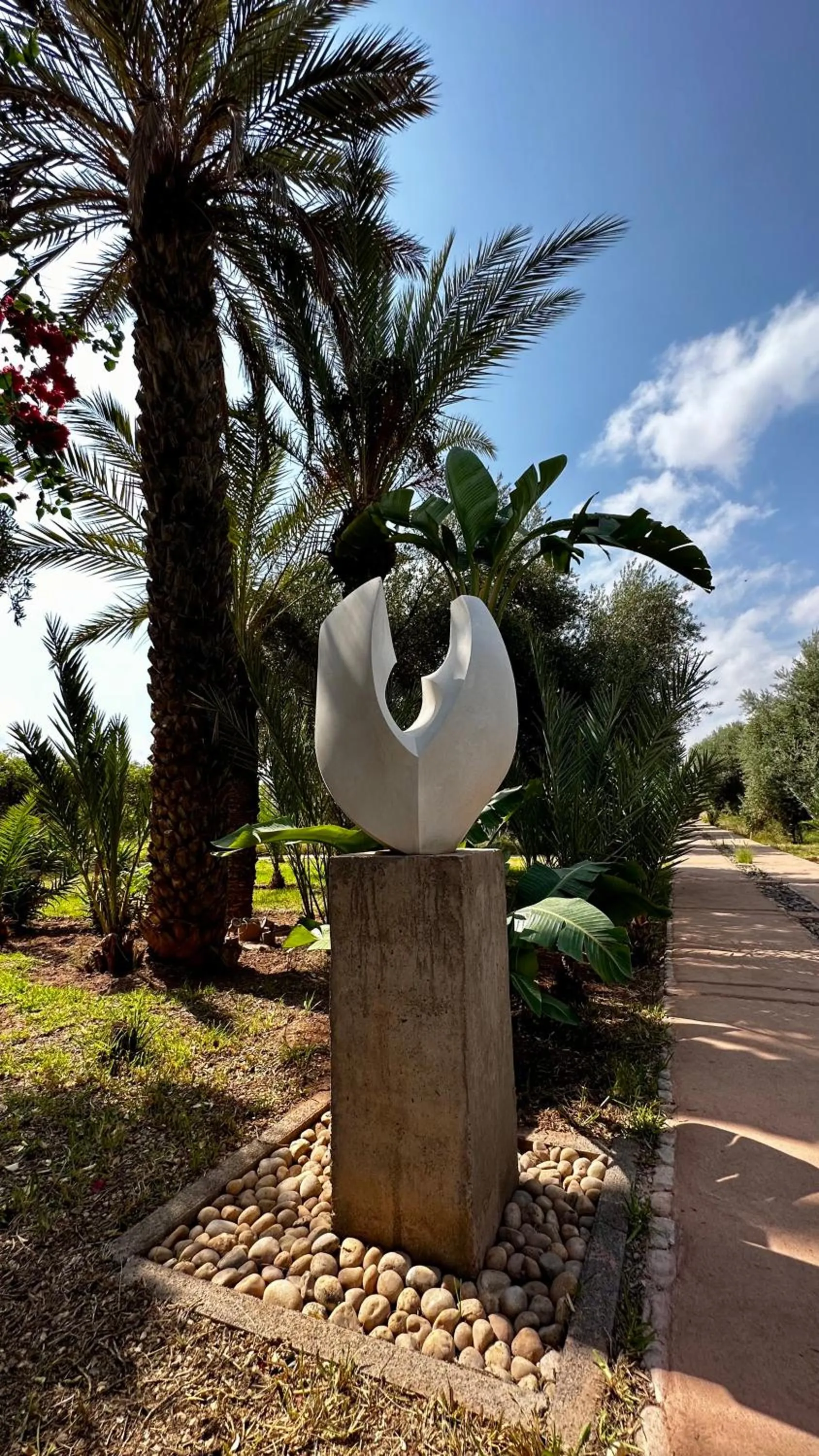 Decorative detail in Les Jardins de Kesali By La Siredrah