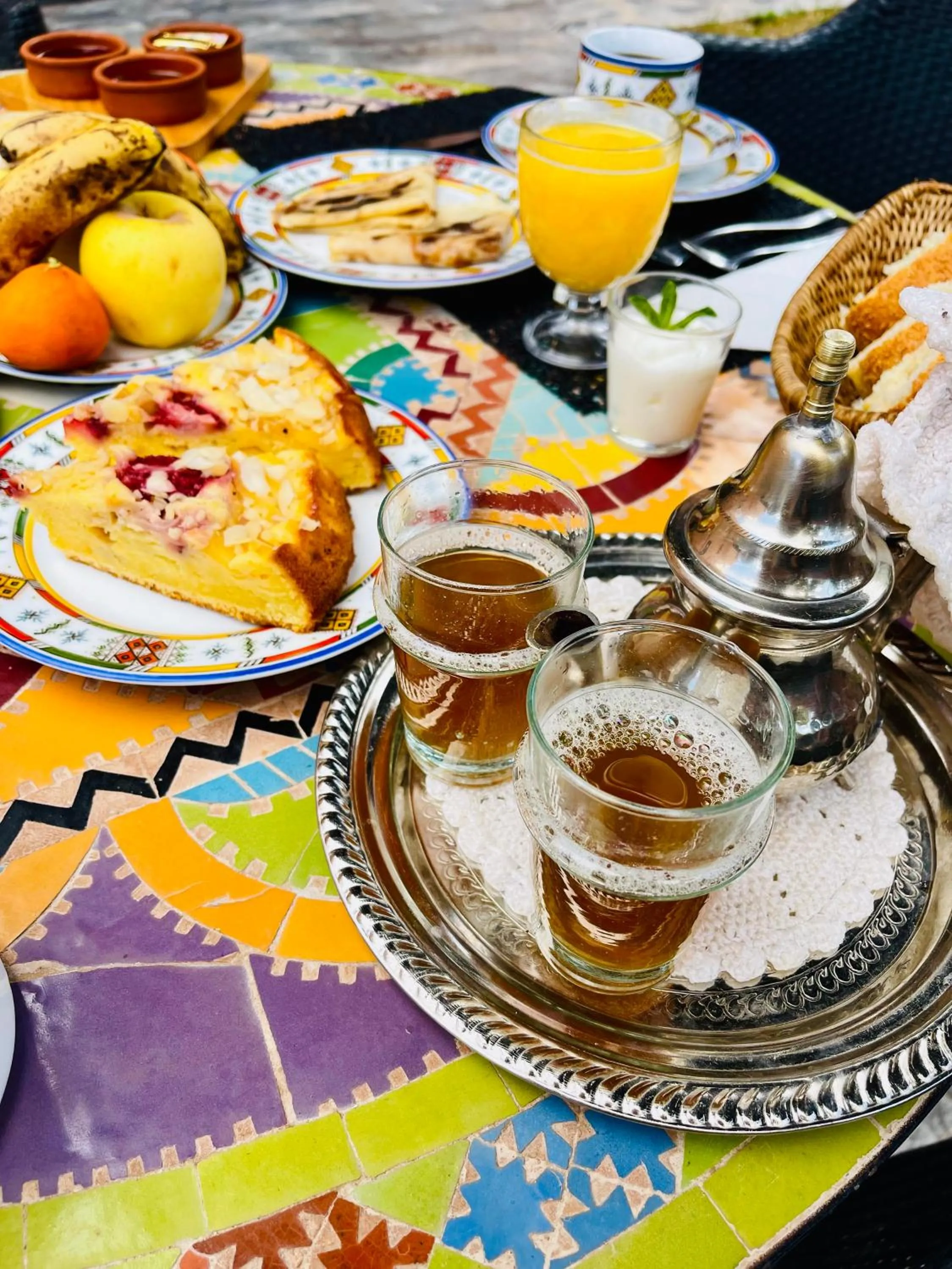 Breakfast in Les Jardins de Kesali By La Siredrah