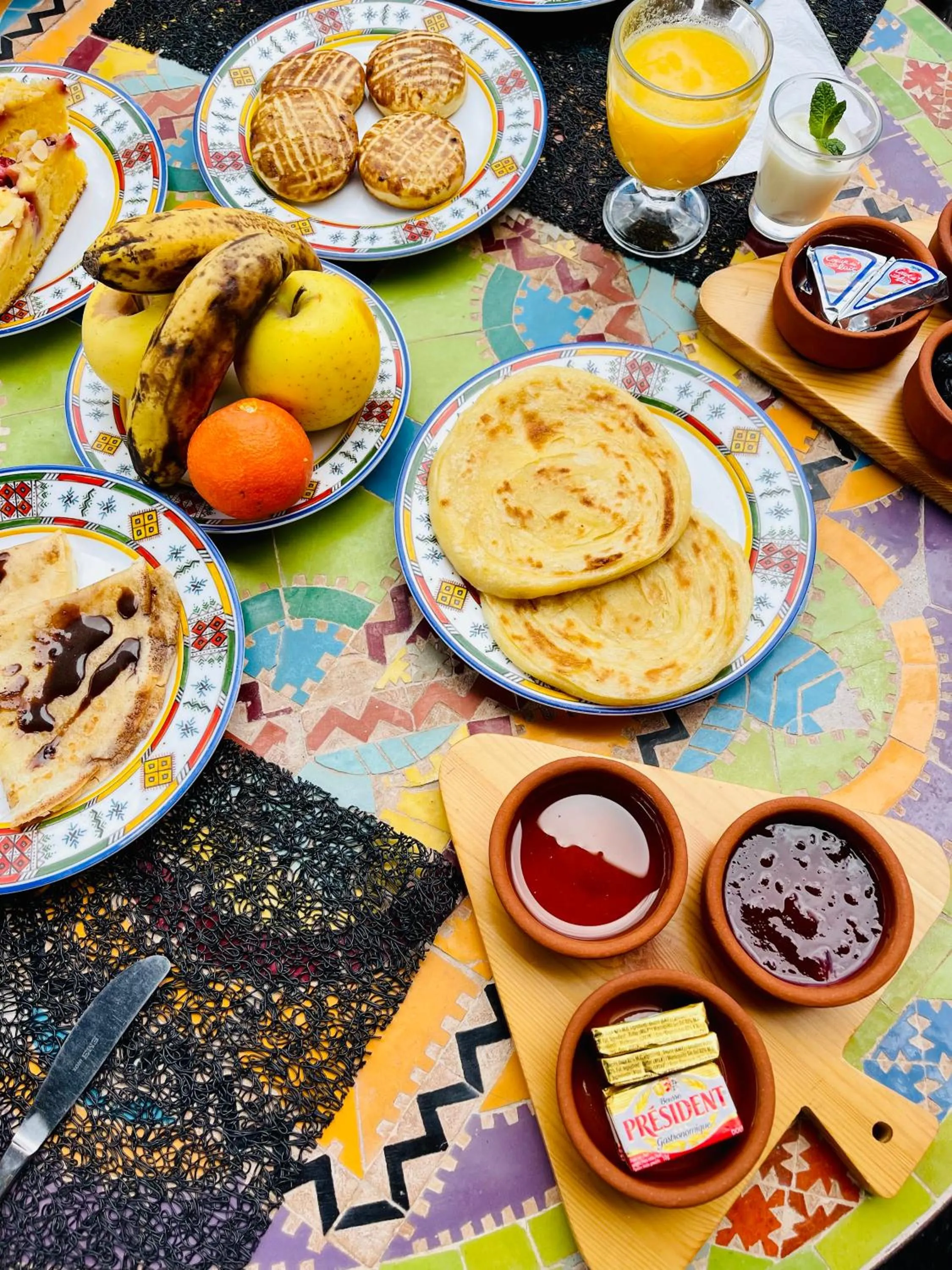 Breakfast in Les Jardins de Kesali By La Siredrah