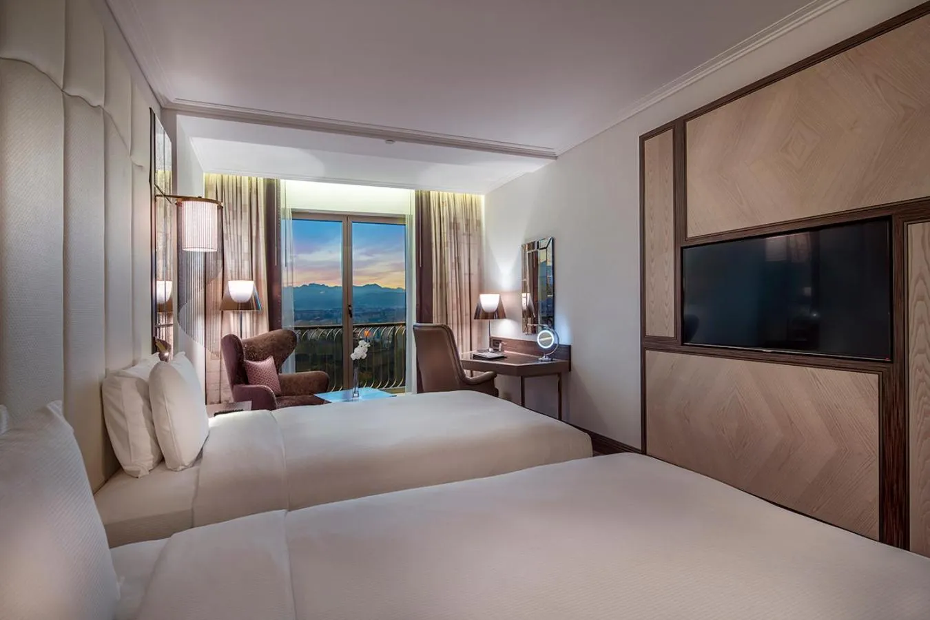 Bedroom, Bed in Hilton Podgorica Crna Gora