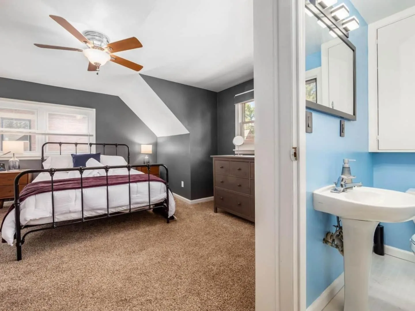 Bed in Pet-Friendly German Village Haus Wifi Walkable