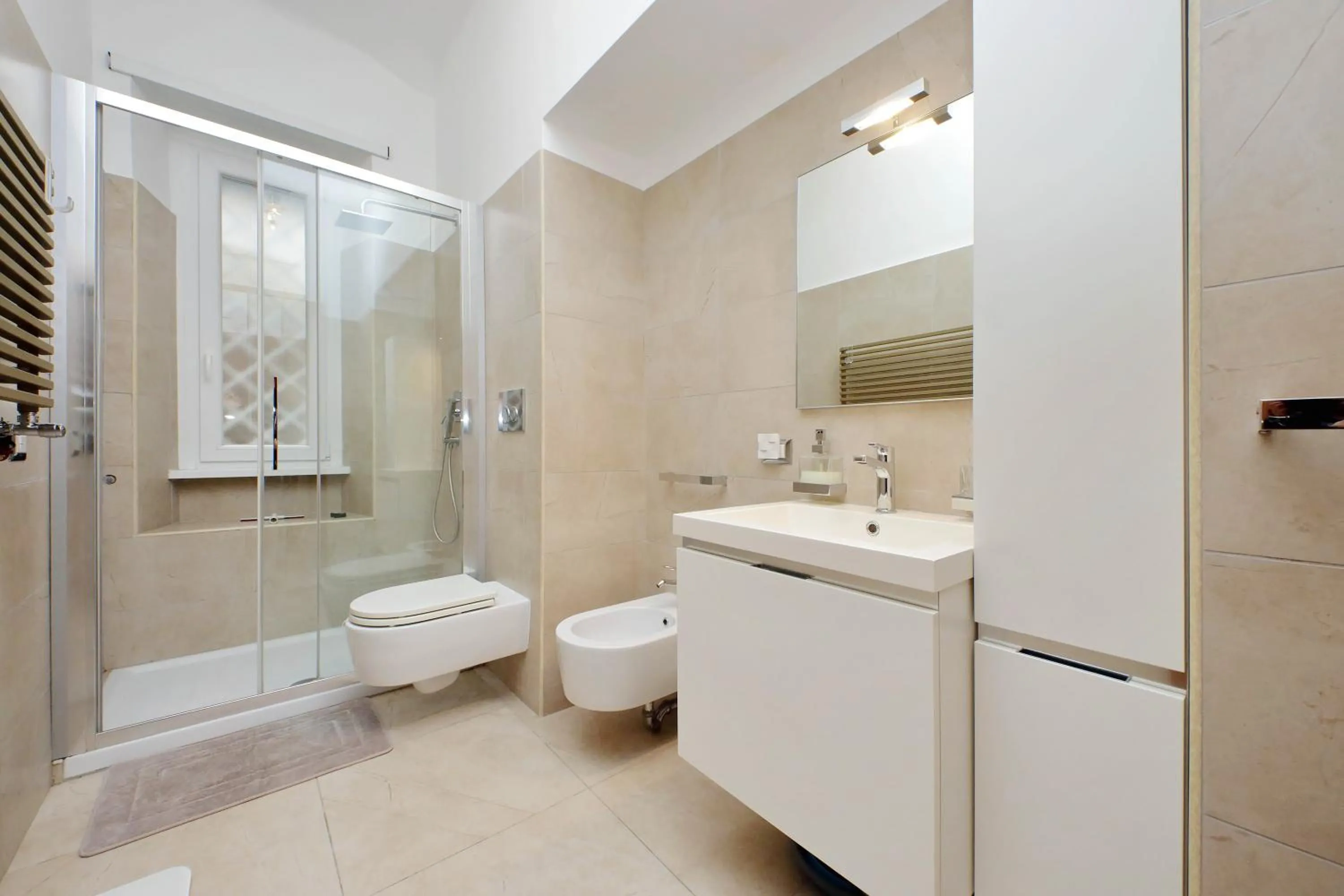 Shower in suity I cozy anglona apartment