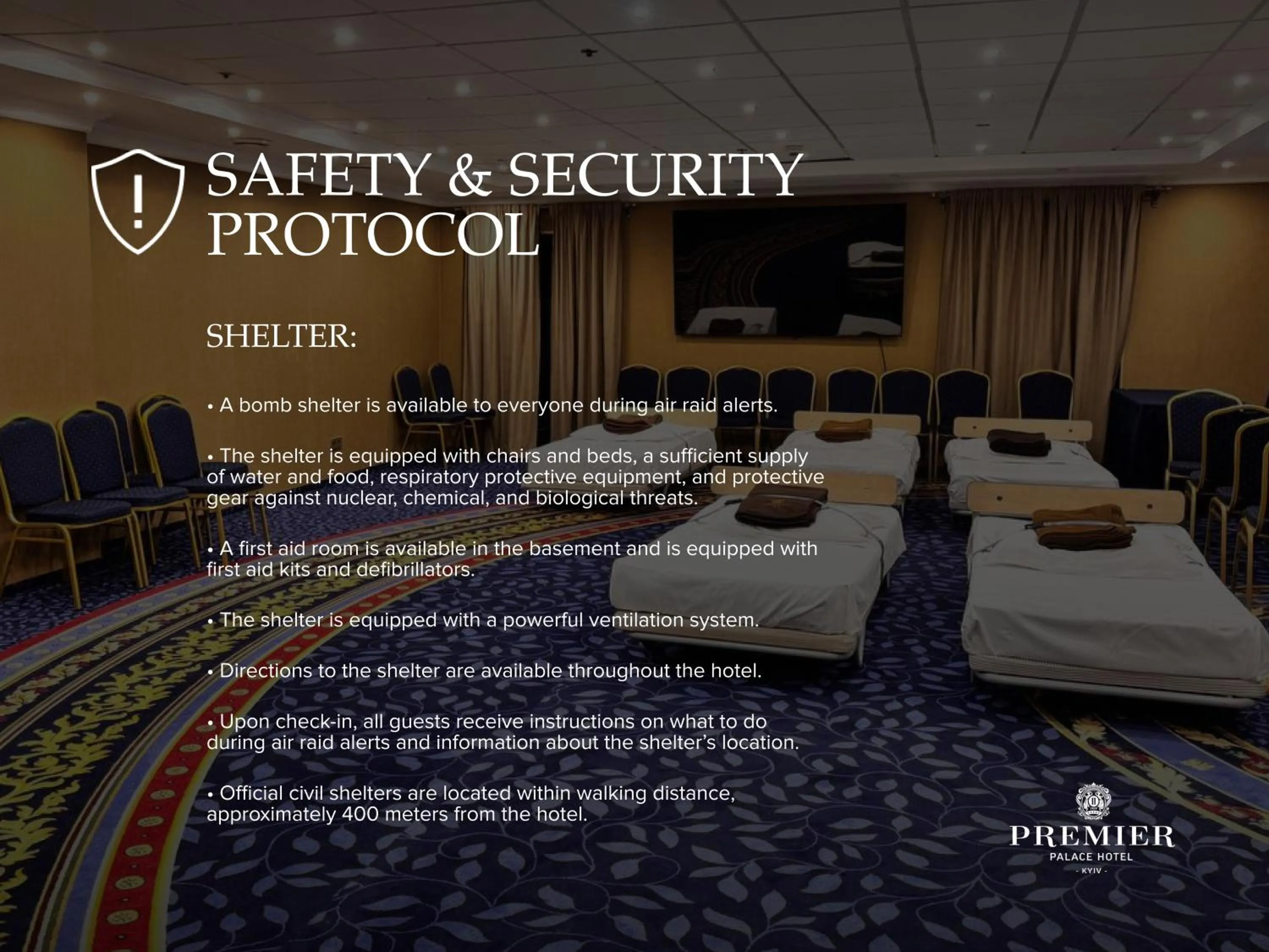 Property building in Premier Palace Hotel Kyiv