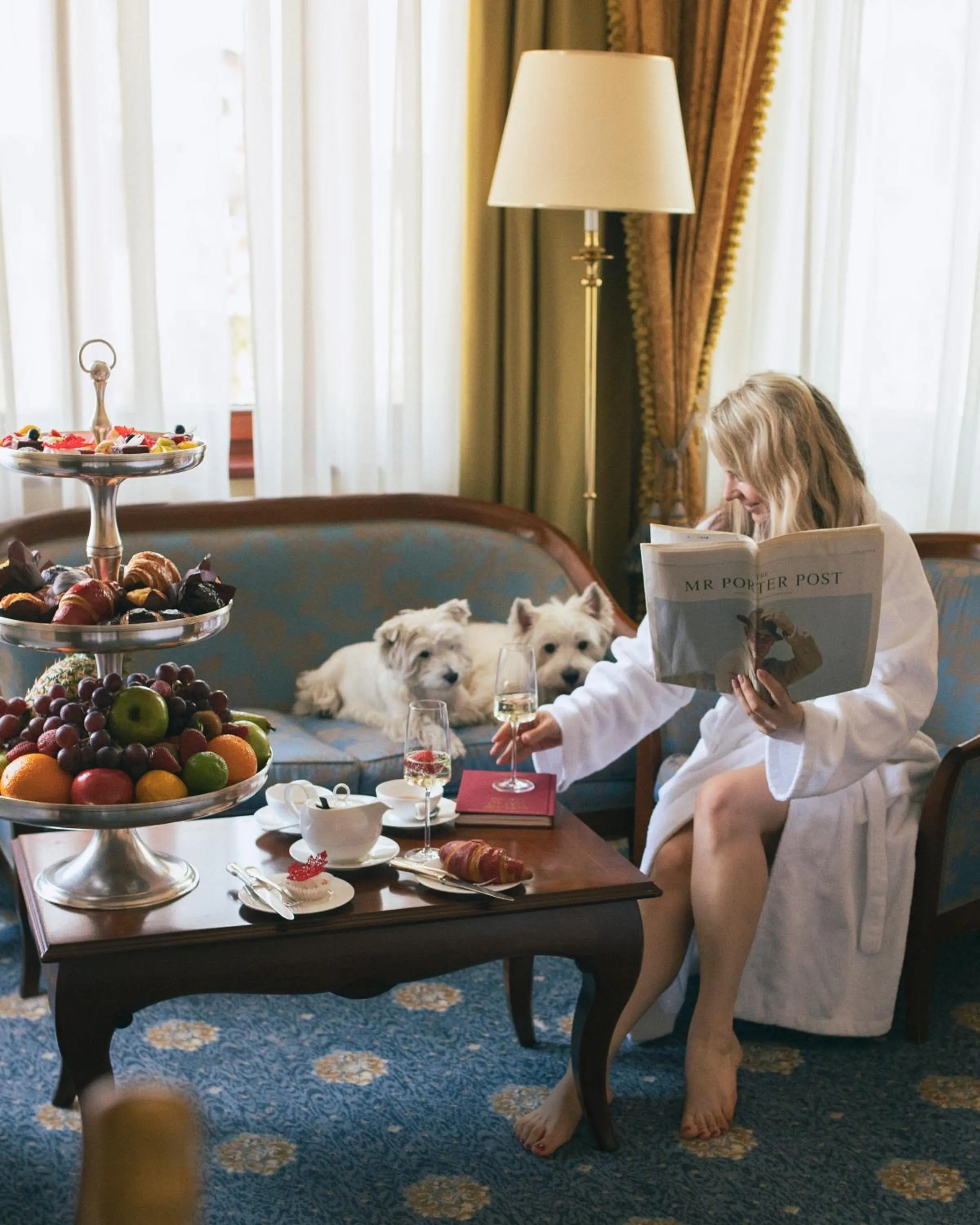 People in Premier Palace Hotel Kyiv