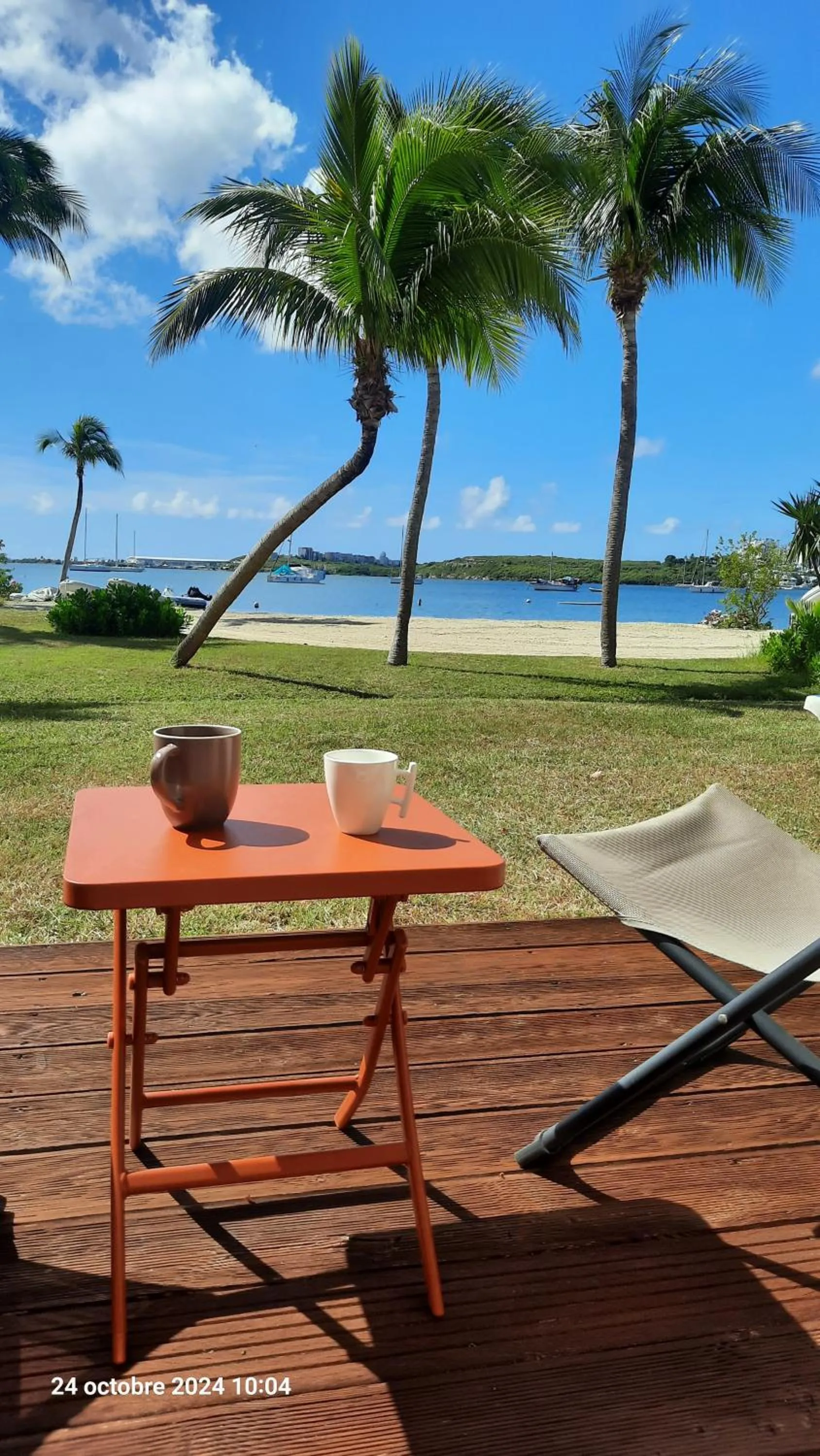 appartement au bord de l'eau sxm