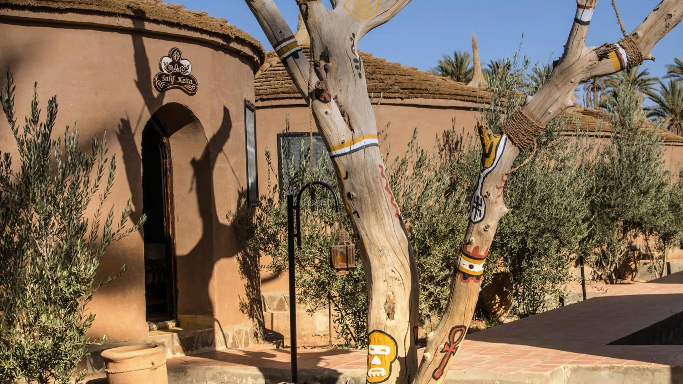 Facade/entrance in Chez Le Pacha - Authentic Sahara Hotel Mhamid