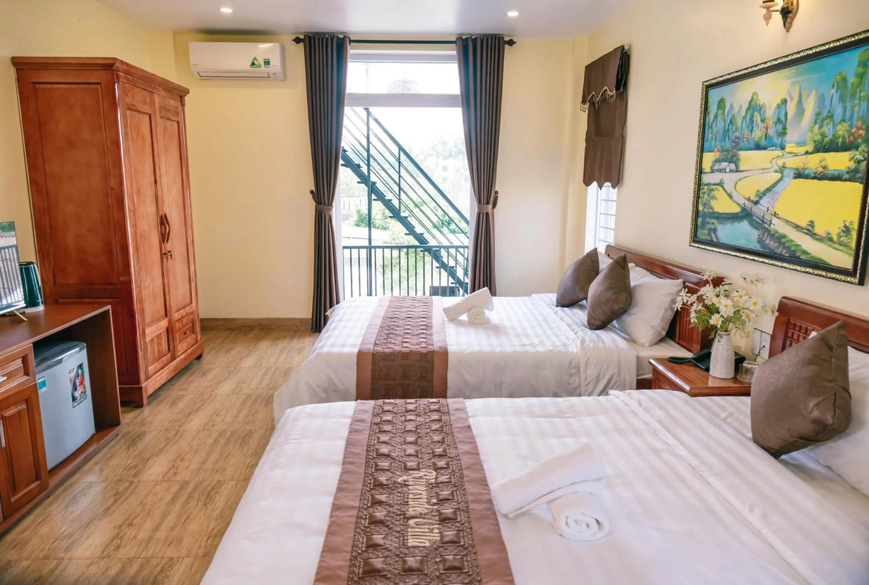 Bed in Orchid Riverside Villa