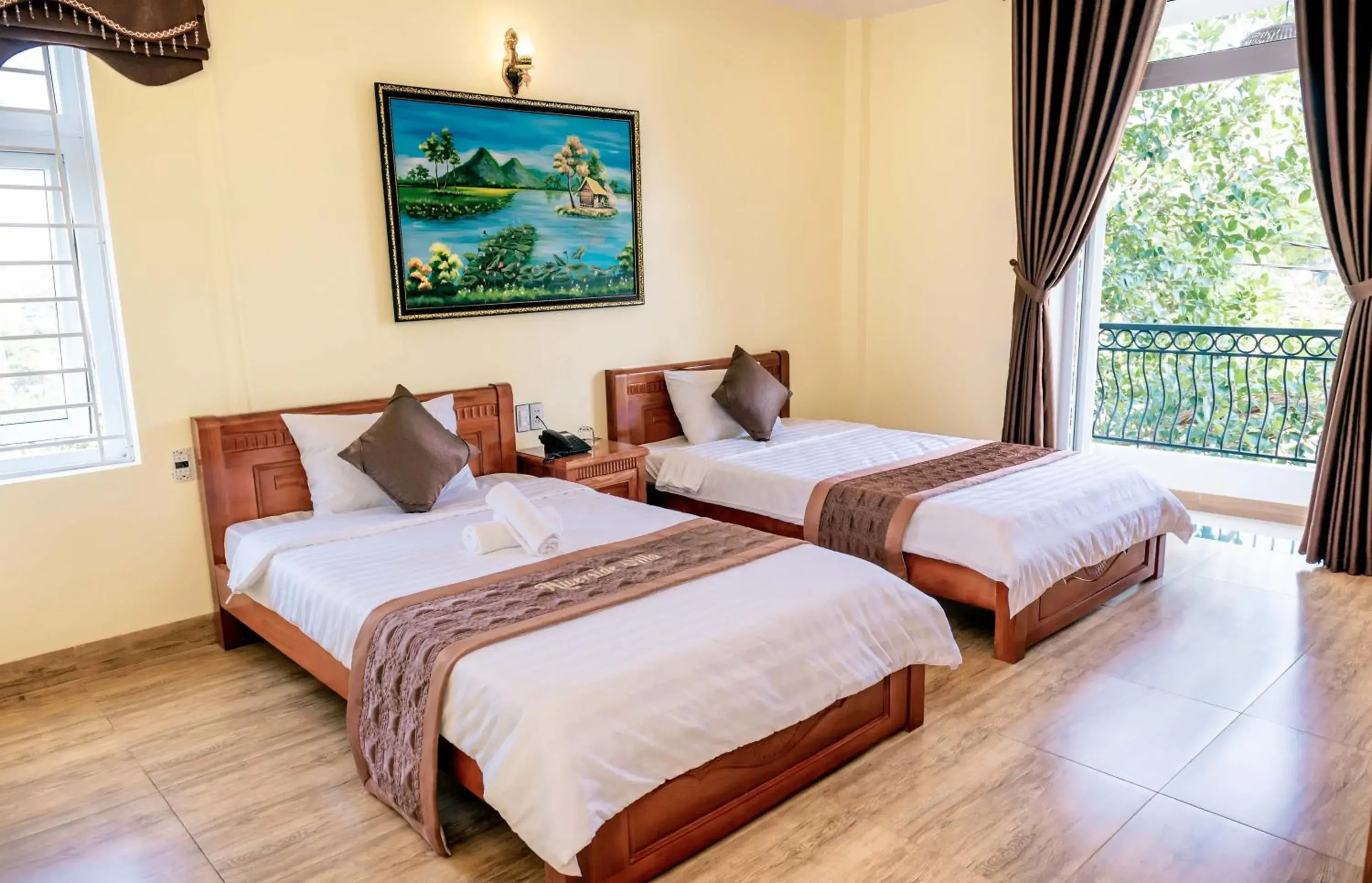 Bed in Orchid Riverside Villa Bed in Orchid Riverside Villa