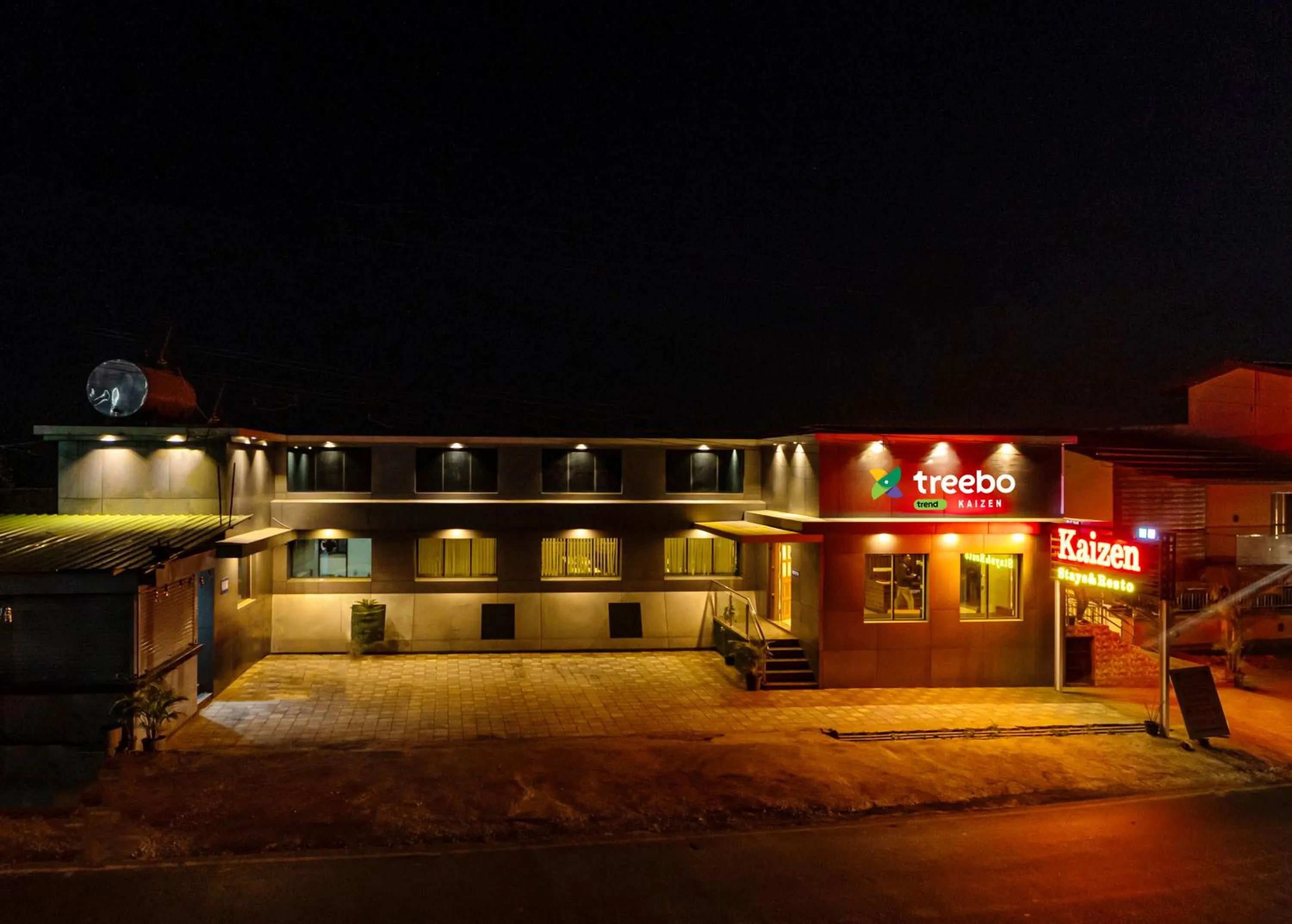 Facade/entrance in Treebo Kaizen, 3 Kms From Paragliding