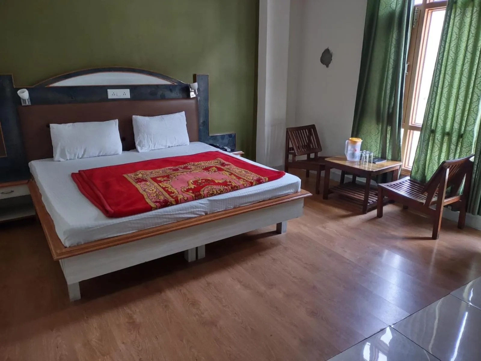 Bed in Mahesh Hotel