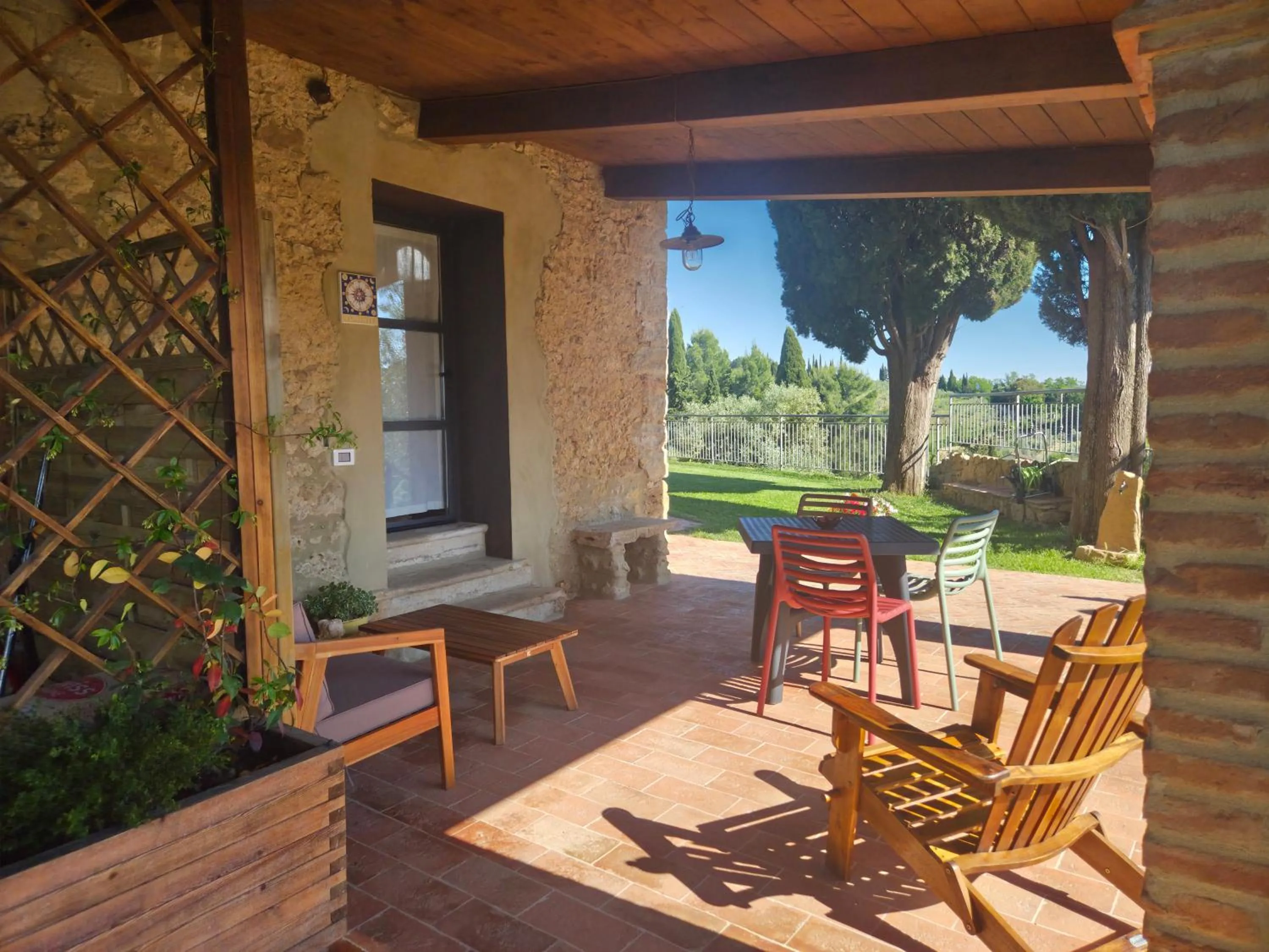 Patio in Agriturismo Ai Massi