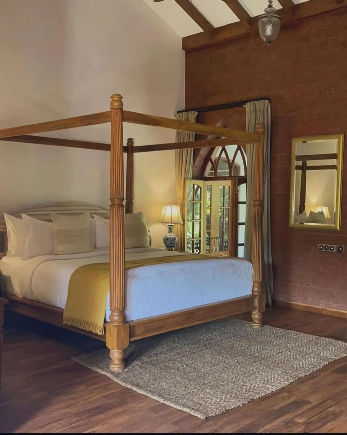 Bed in The Postcard Saligao