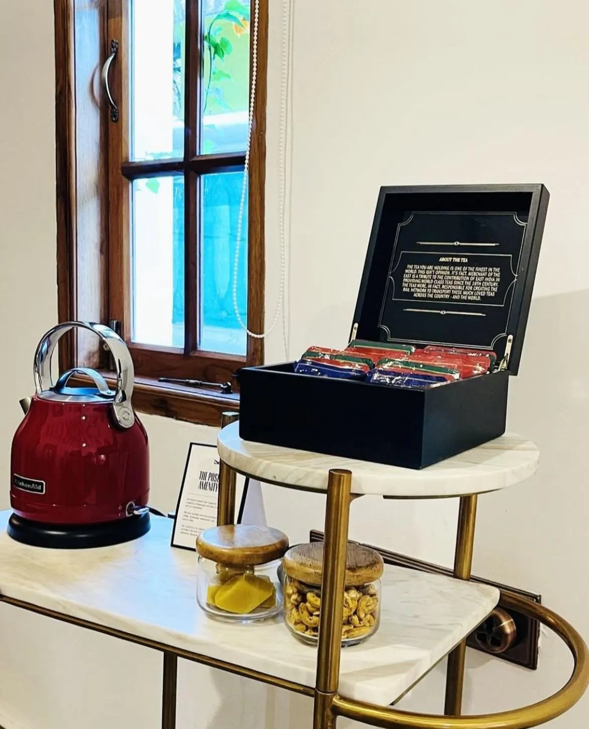 Coffee/tea facilities in The Postcard Saligao