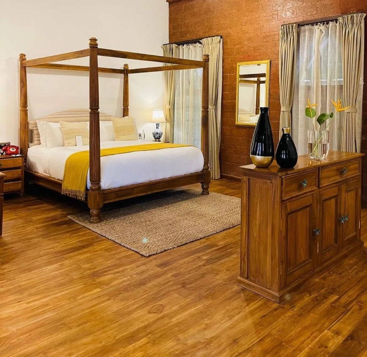 Bed in The Postcard Saligao