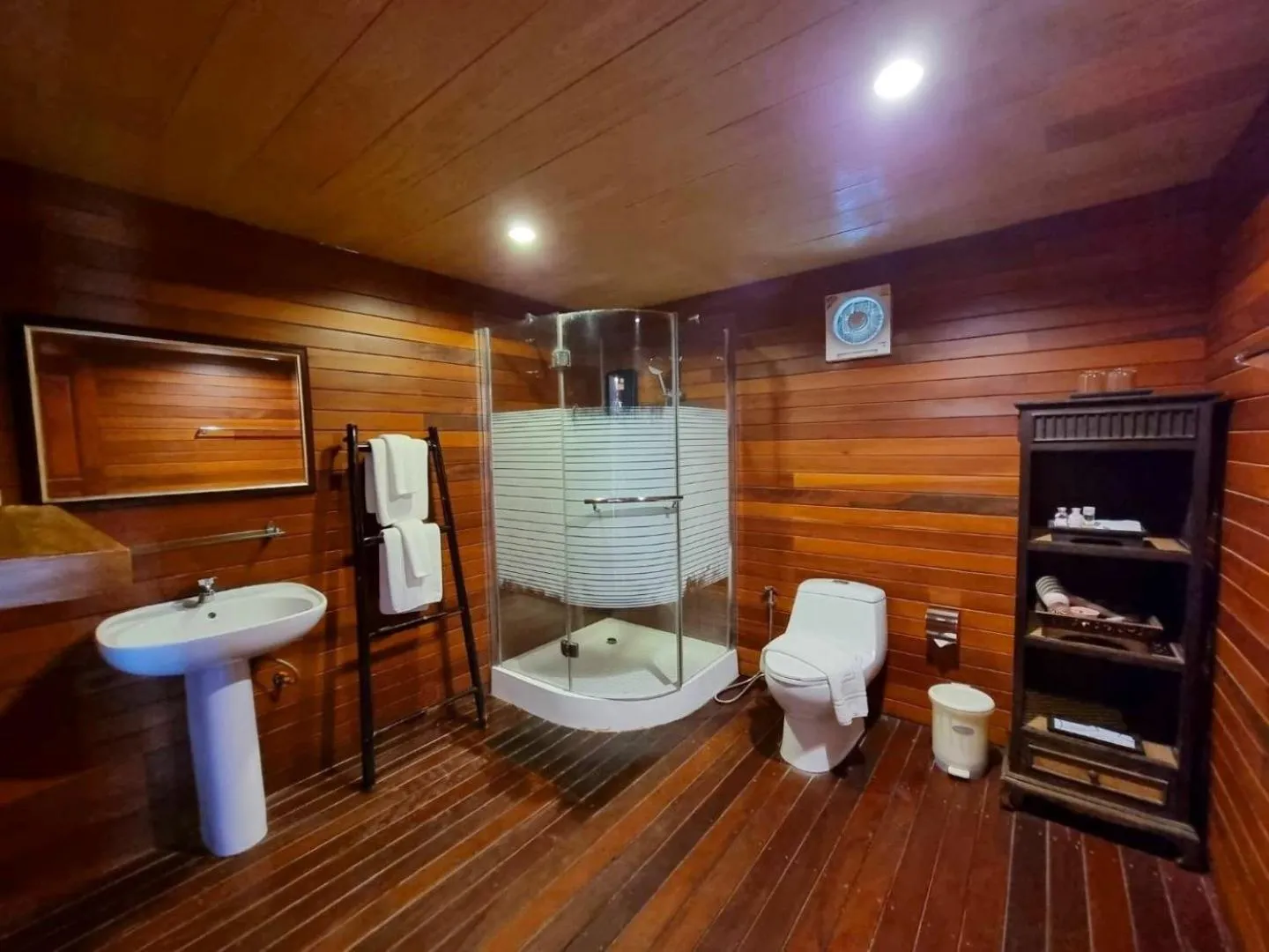 Shower in Ruknam Resort