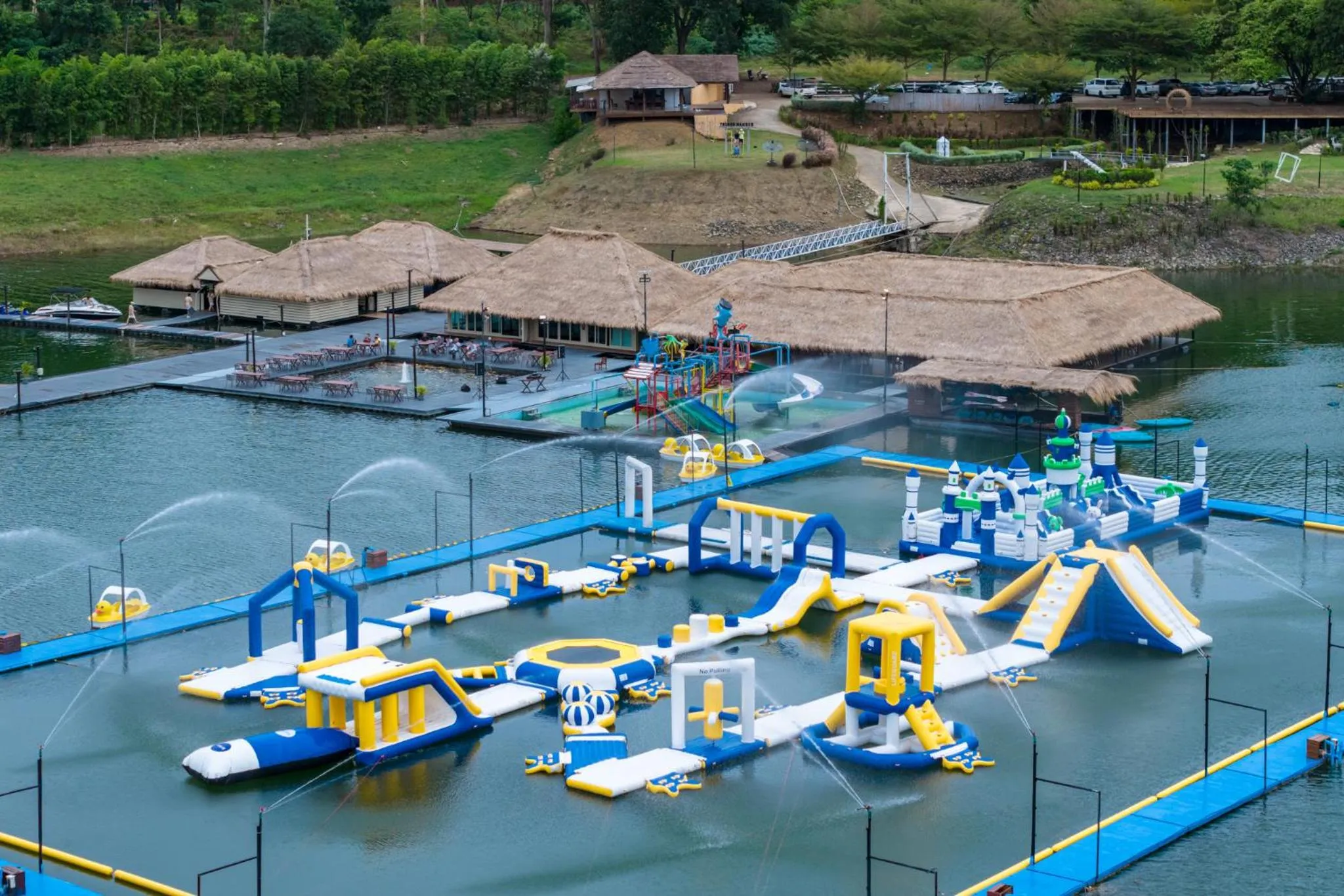 Aqua park in Ruknam Resort