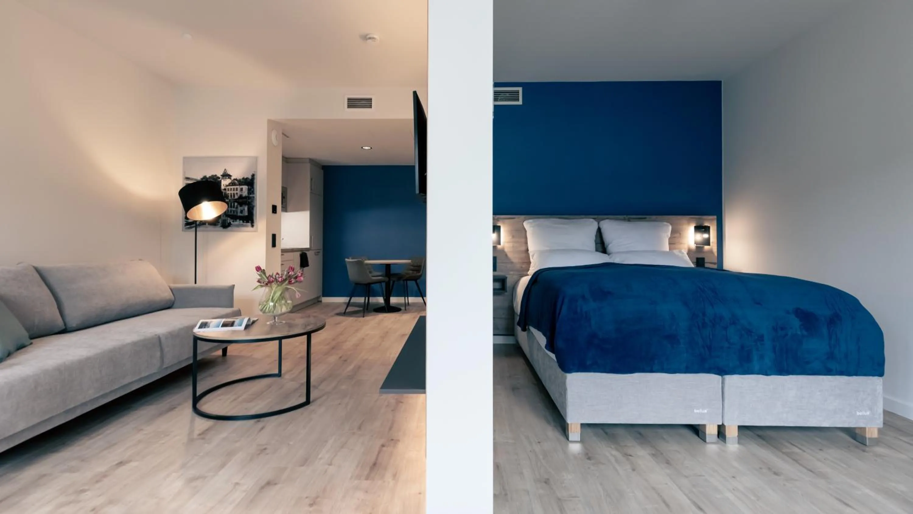 Bed in SpreeBlau Apartments