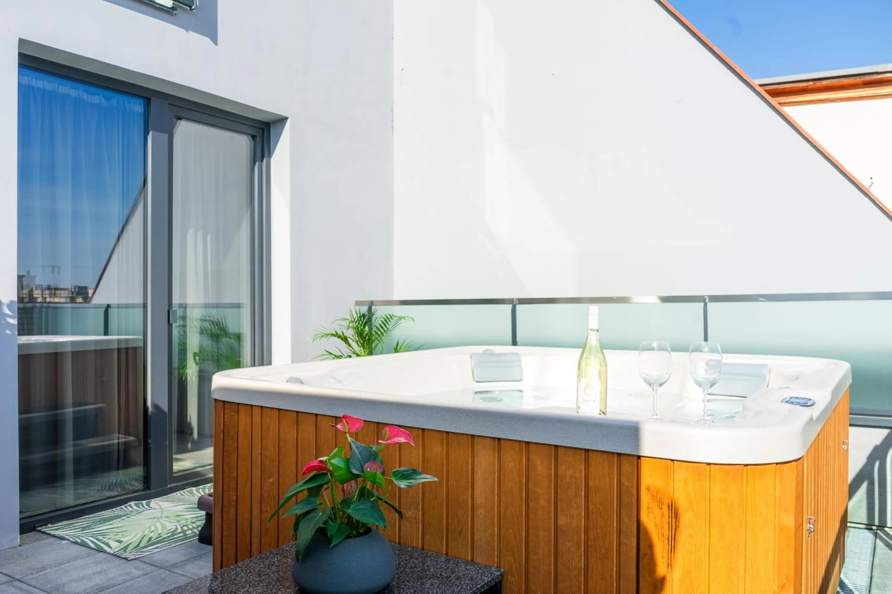 Patio in Onyx Luxury Budapest