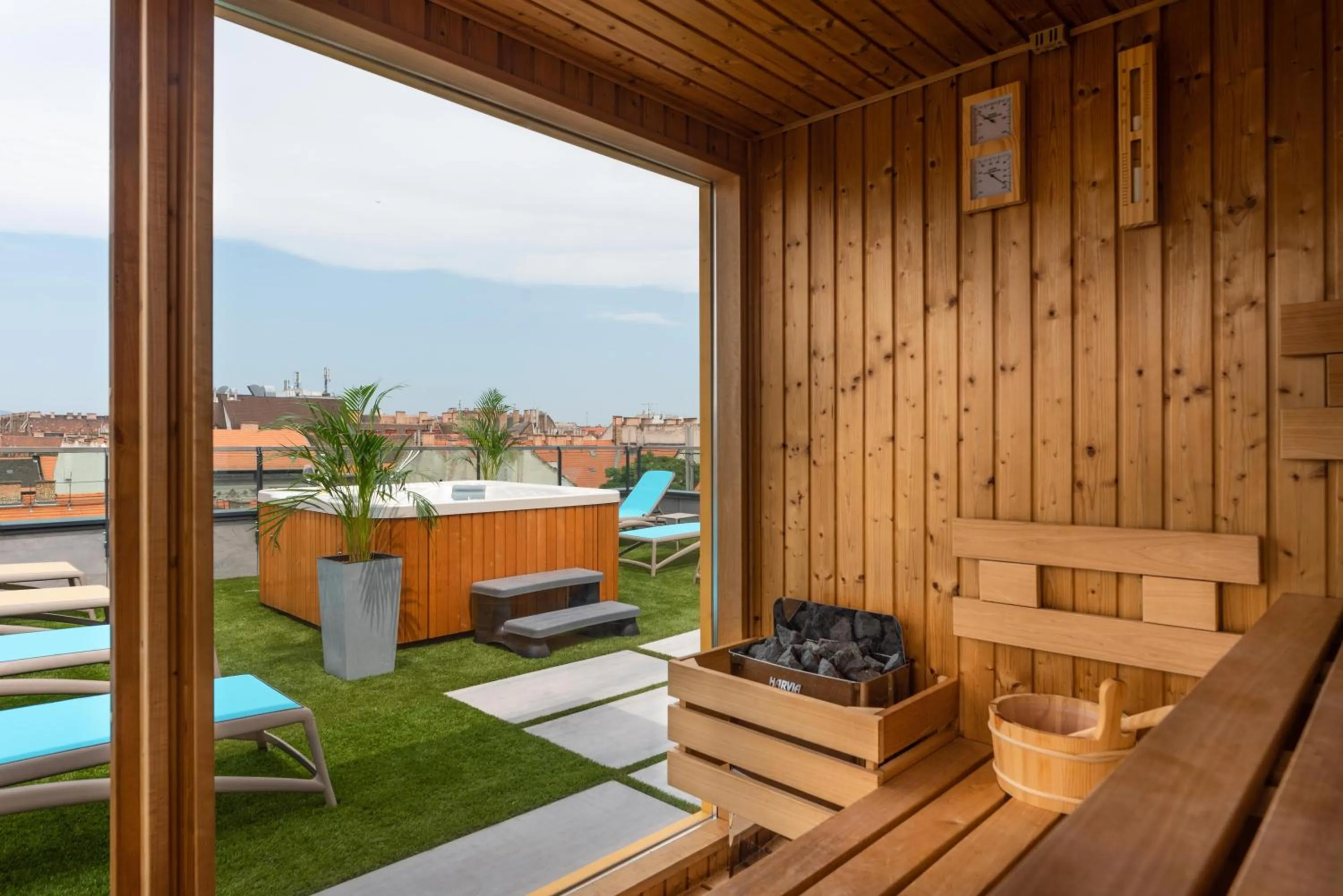 Sauna in Onyx Luxury Budapest